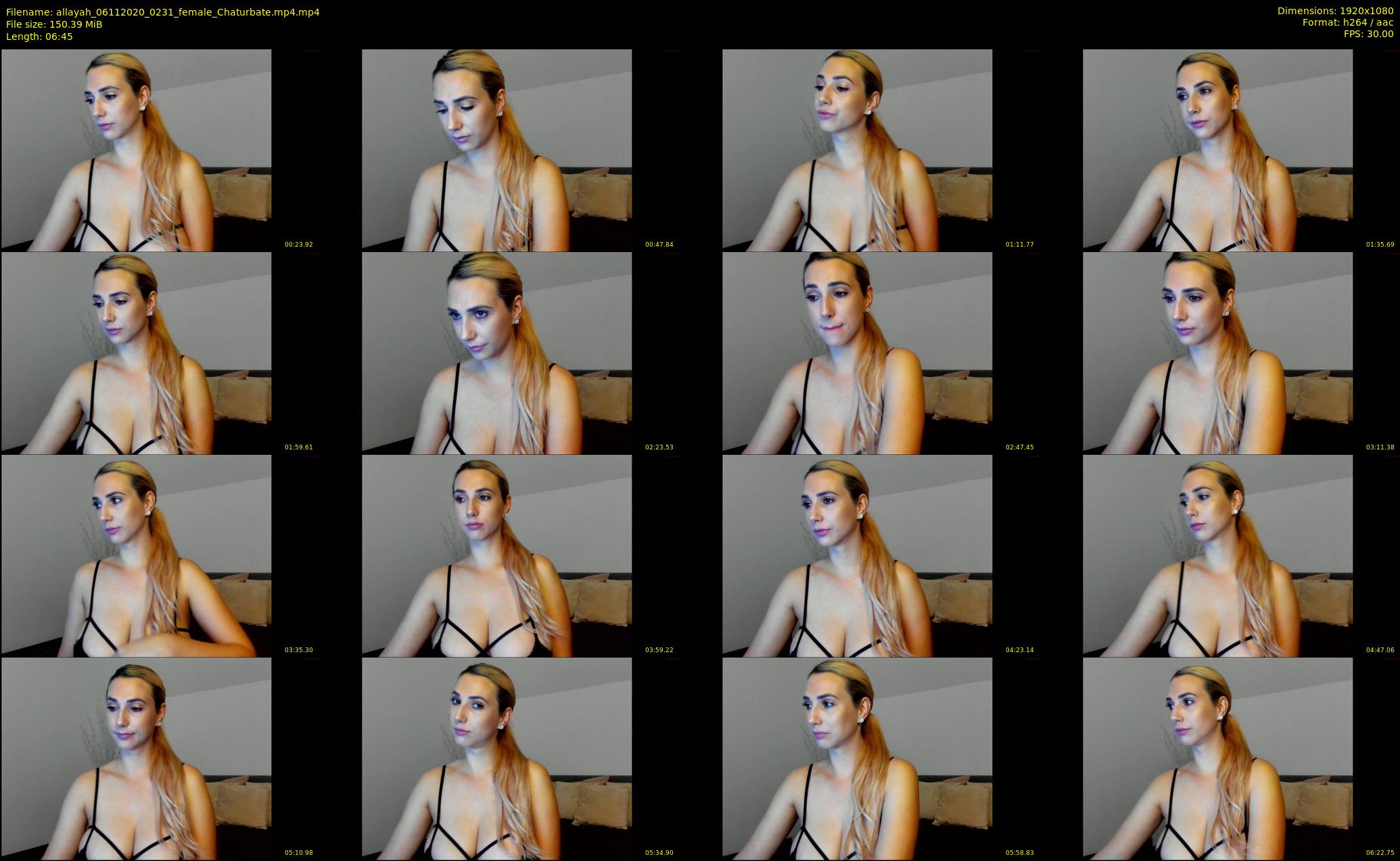 allayah — 7 minute Chaturbate female cam show recording, 1080p, Nov 6, 2020
