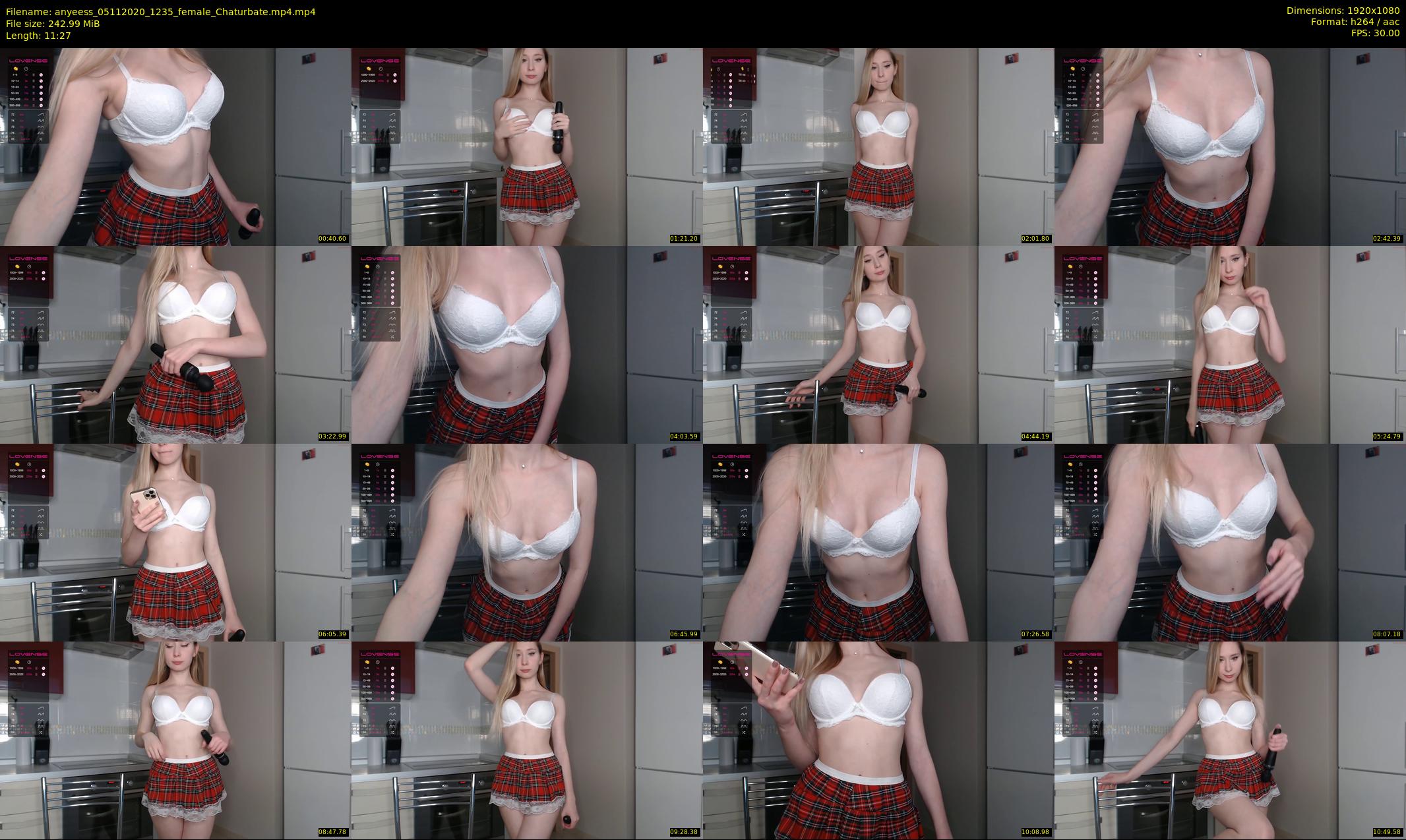 anyeess — 12 minute Chaturbate female cam show recording, 1080p, Nov 5, 2020