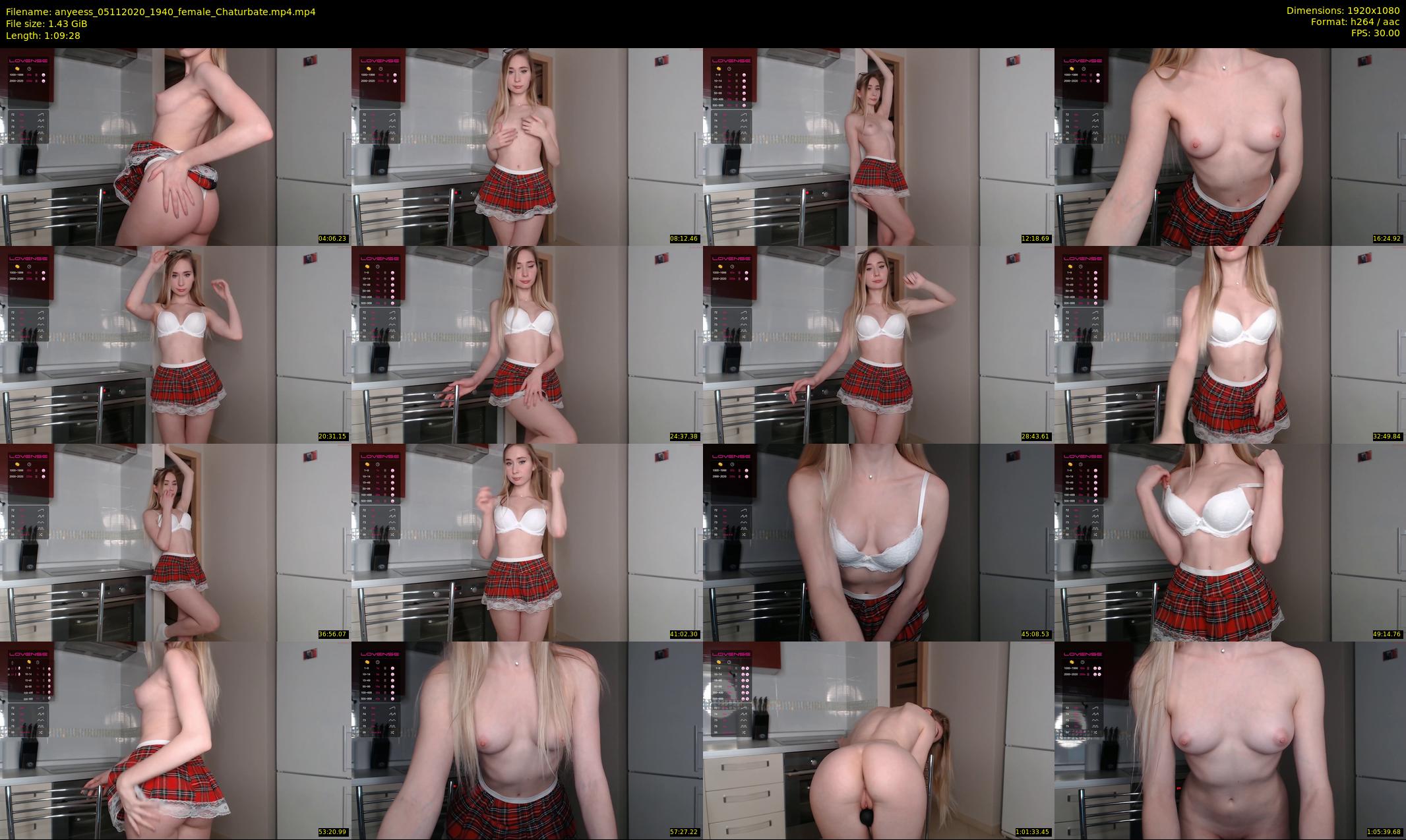 anyeess — 70 minute Chaturbate female cam show recording, 1080p, Nov 5, 2020