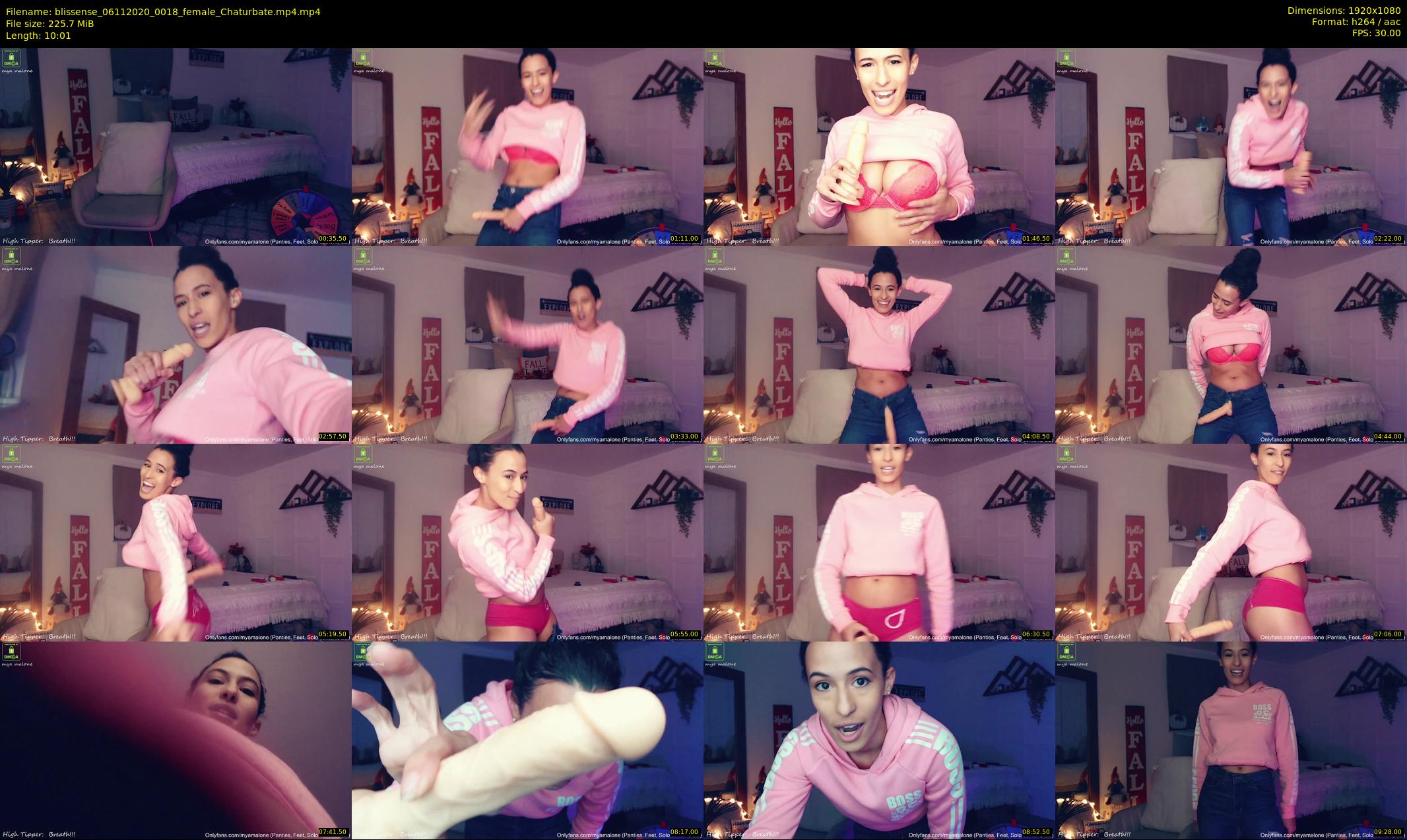blissense — 11 minute Chaturbate female cam show recording, 1080p, Nov 6, 2020