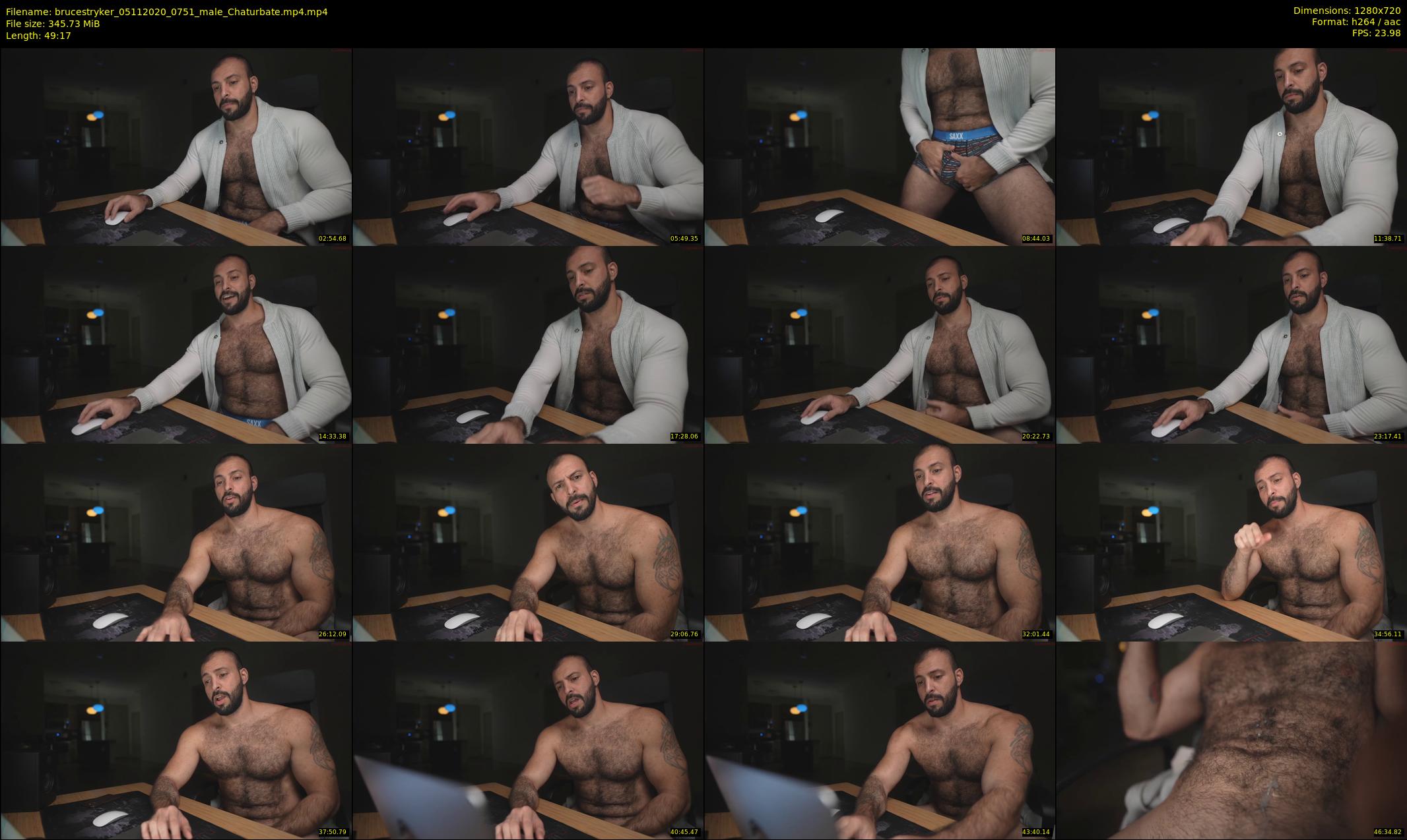 brucestryker — 50 minute Chaturbate male cam show recording, 720p, Nov 5, 2020