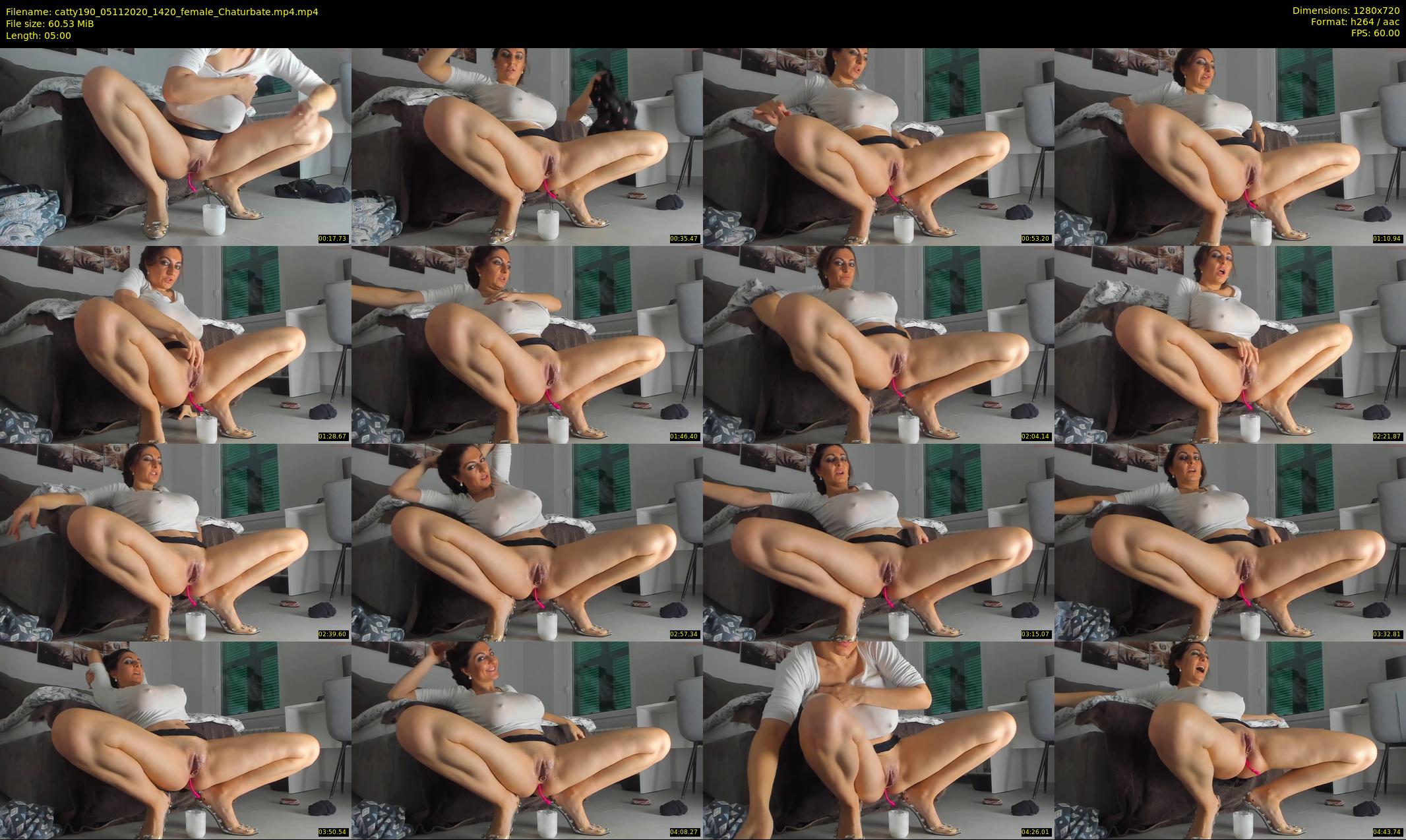 catty190 — 5 minute Chaturbate female cam show recording, 720p, Nov 5, 2020
