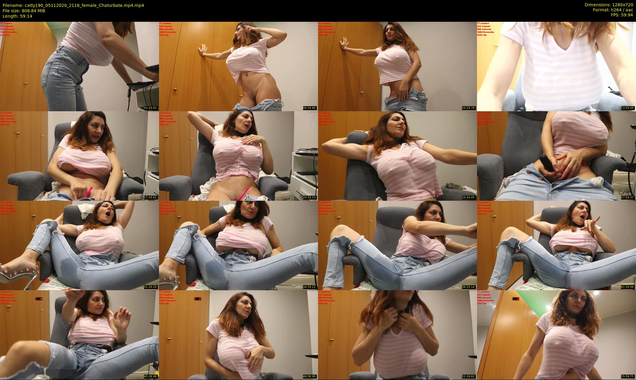 catty190 — 60 minute Chaturbate female cam show recording, 720p, Nov 5, 2020
