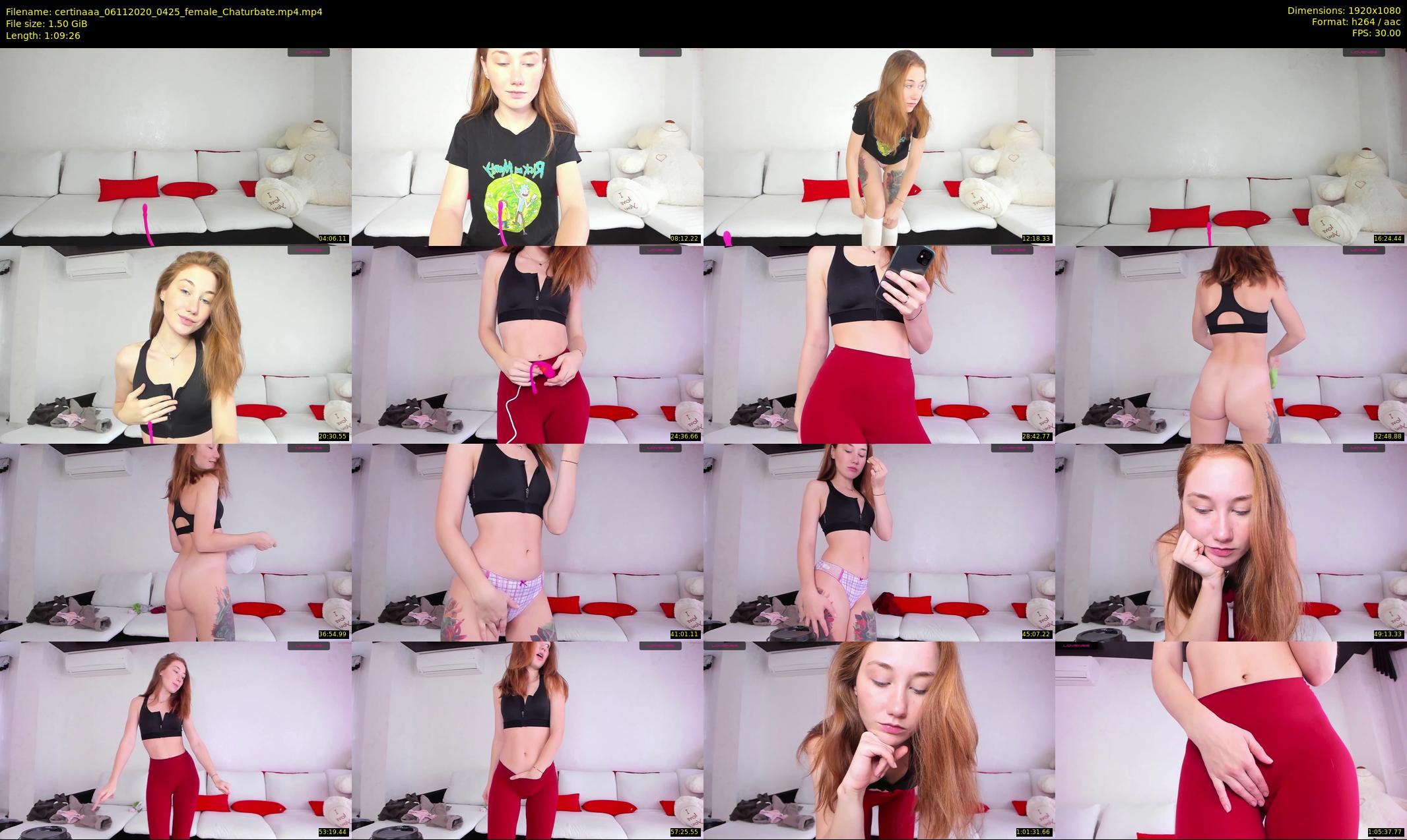 certinaaa — 70 minute Chaturbate female cam show recording, 1080p, Nov 6, 2020