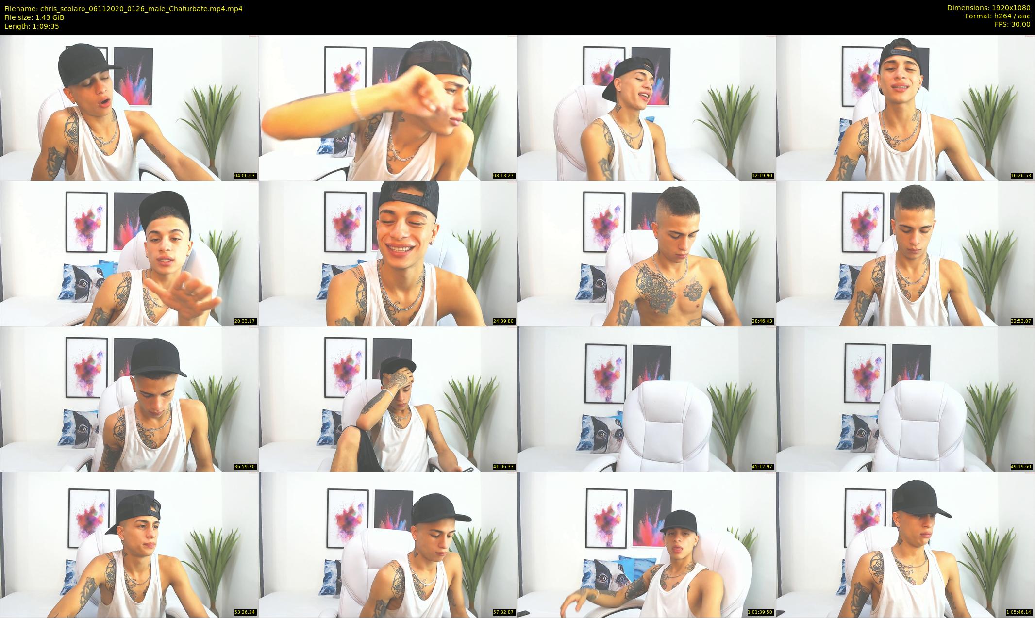 chris_scolaro — 70 minute Chaturbate male cam show recording, 1080p, Nov 6, 2020