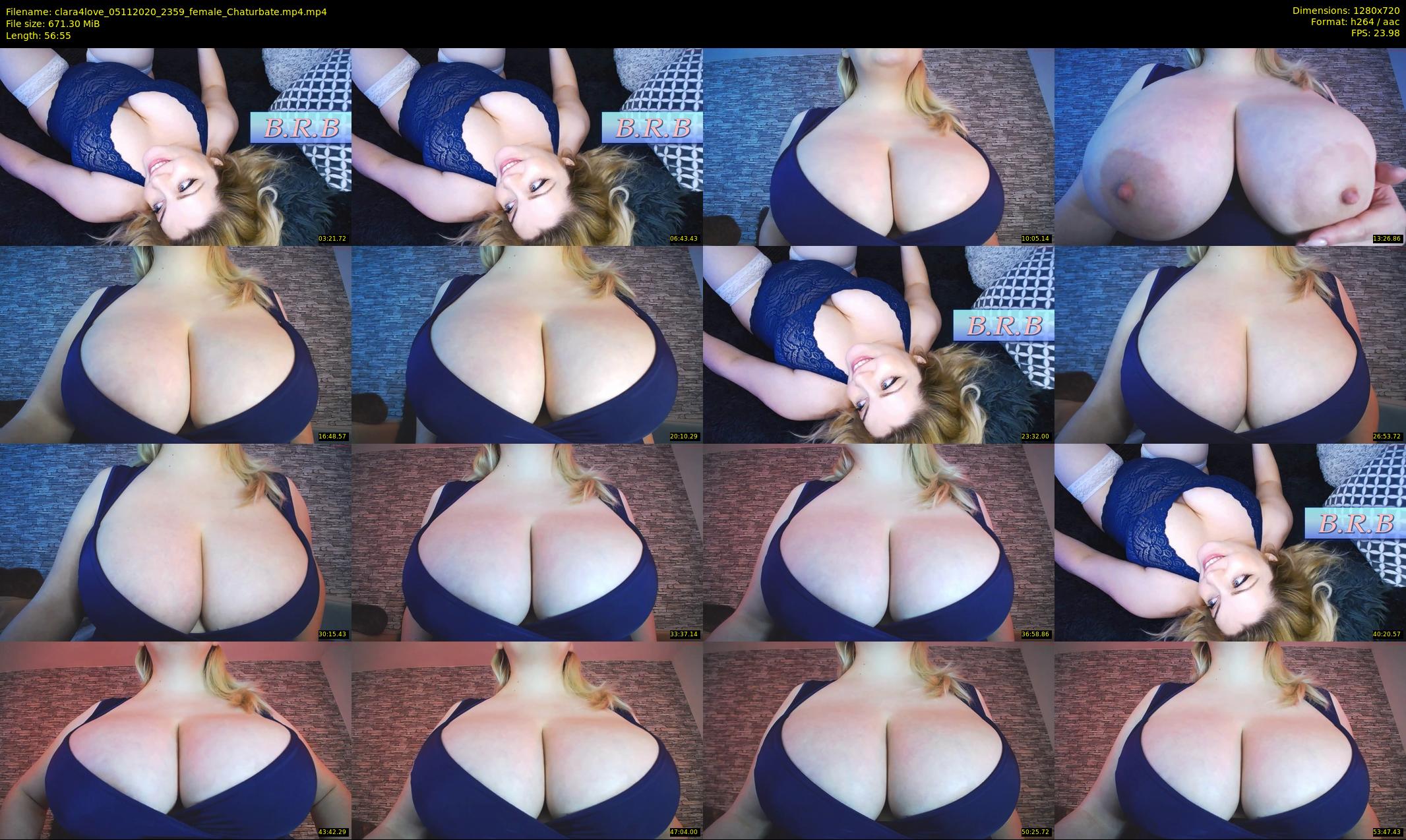 clara4love — 57 minute Chaturbate female cam show recording, 720p, Nov 5, 2020