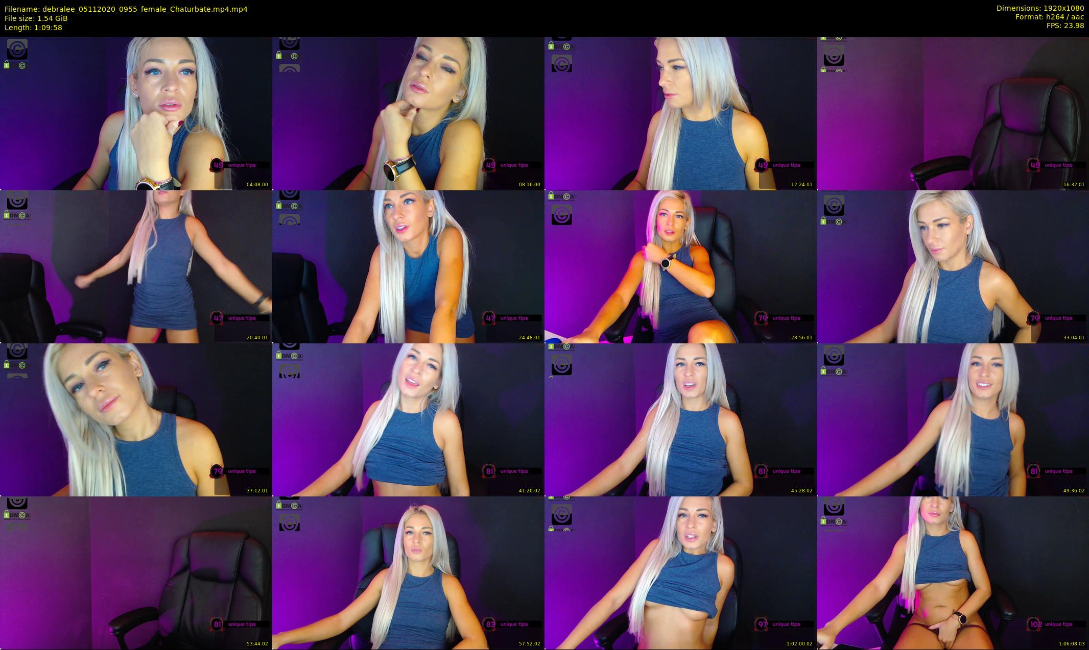 debralee — 70 minute Chaturbate female cam show recording, 1080p, Nov 5, 2020