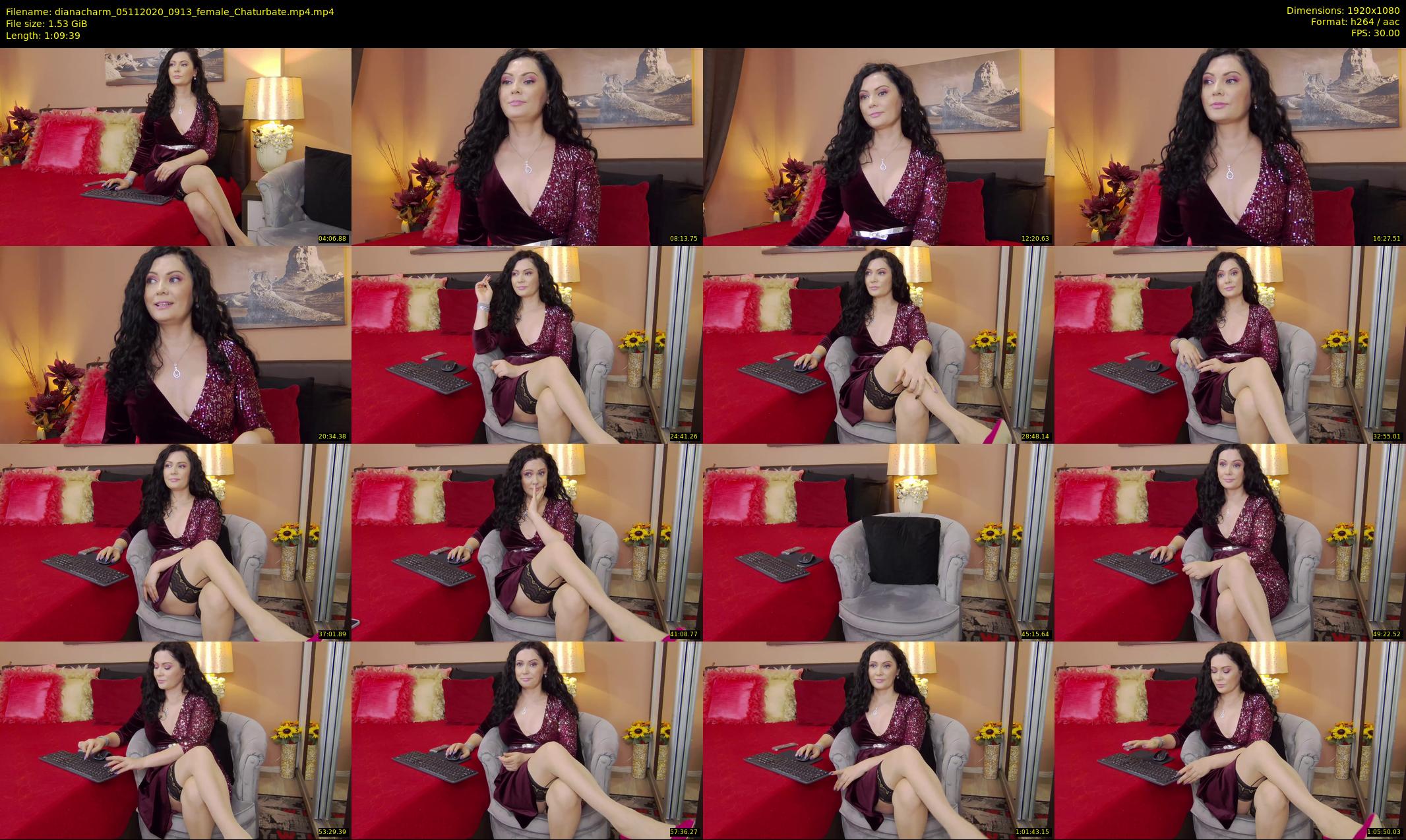 dianacharm — 70 minute Chaturbate female cam show recording, 1080p, Nov 5, 2020