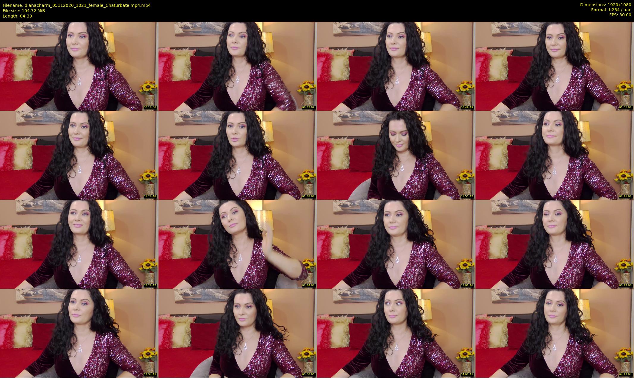 dianacharm — 5 minute Chaturbate female cam show recording, 1080p, Nov 5, 2020