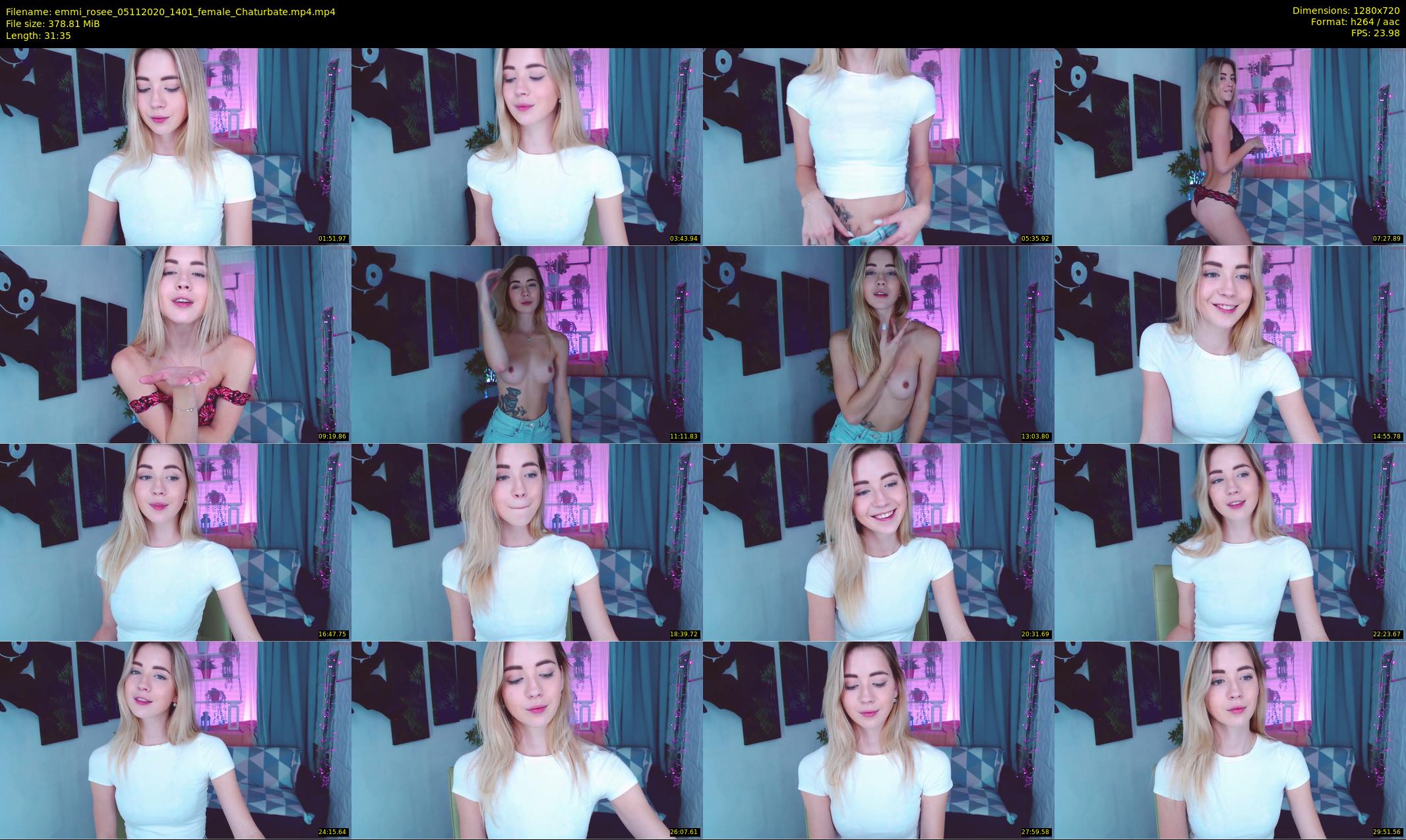 emmi_rosee — 32 minute Chaturbate female cam show recording, 720p, Nov 5, 2020