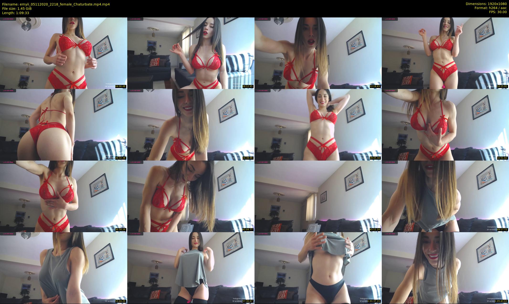 emyii — 70 minute Chaturbate female cam show recording, 1080p, Nov 5, 2020