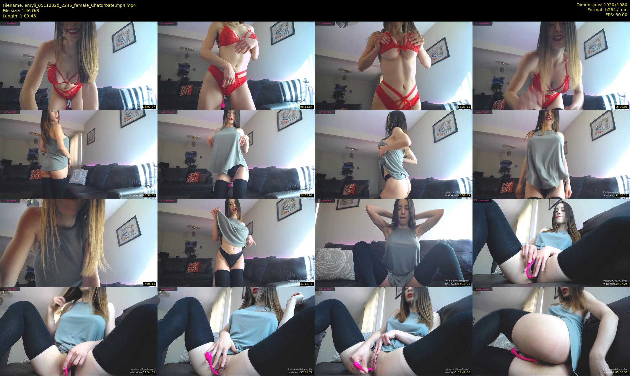 emyii — 70 minute Chaturbate female cam show recording, 1080p, Nov 5, 2020