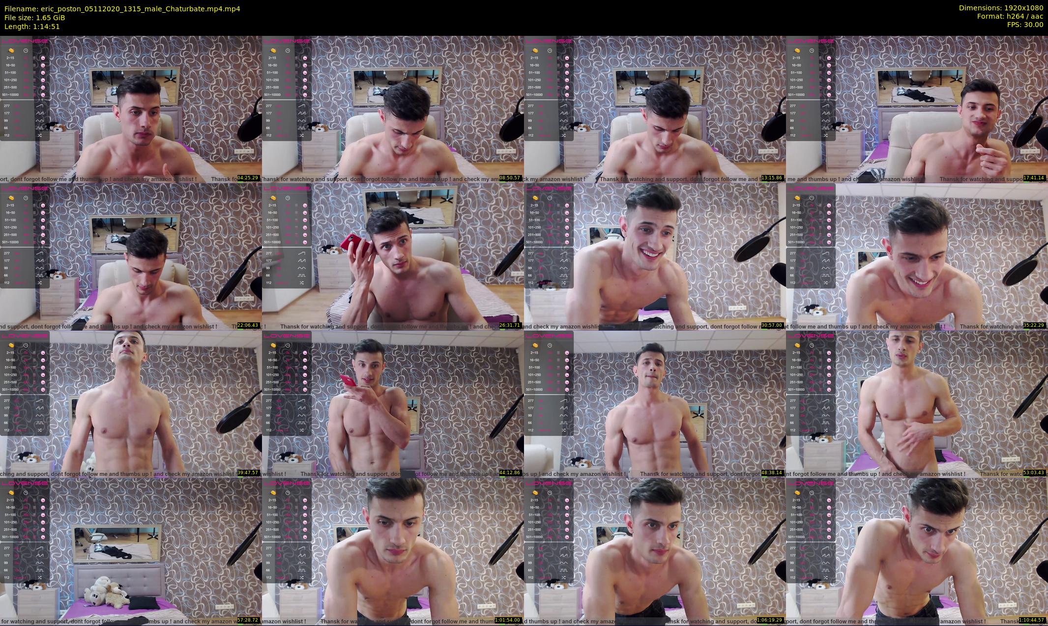 eric_poston — 75 minute Chaturbate male cam show recording, 1080p, Nov 5, 2020