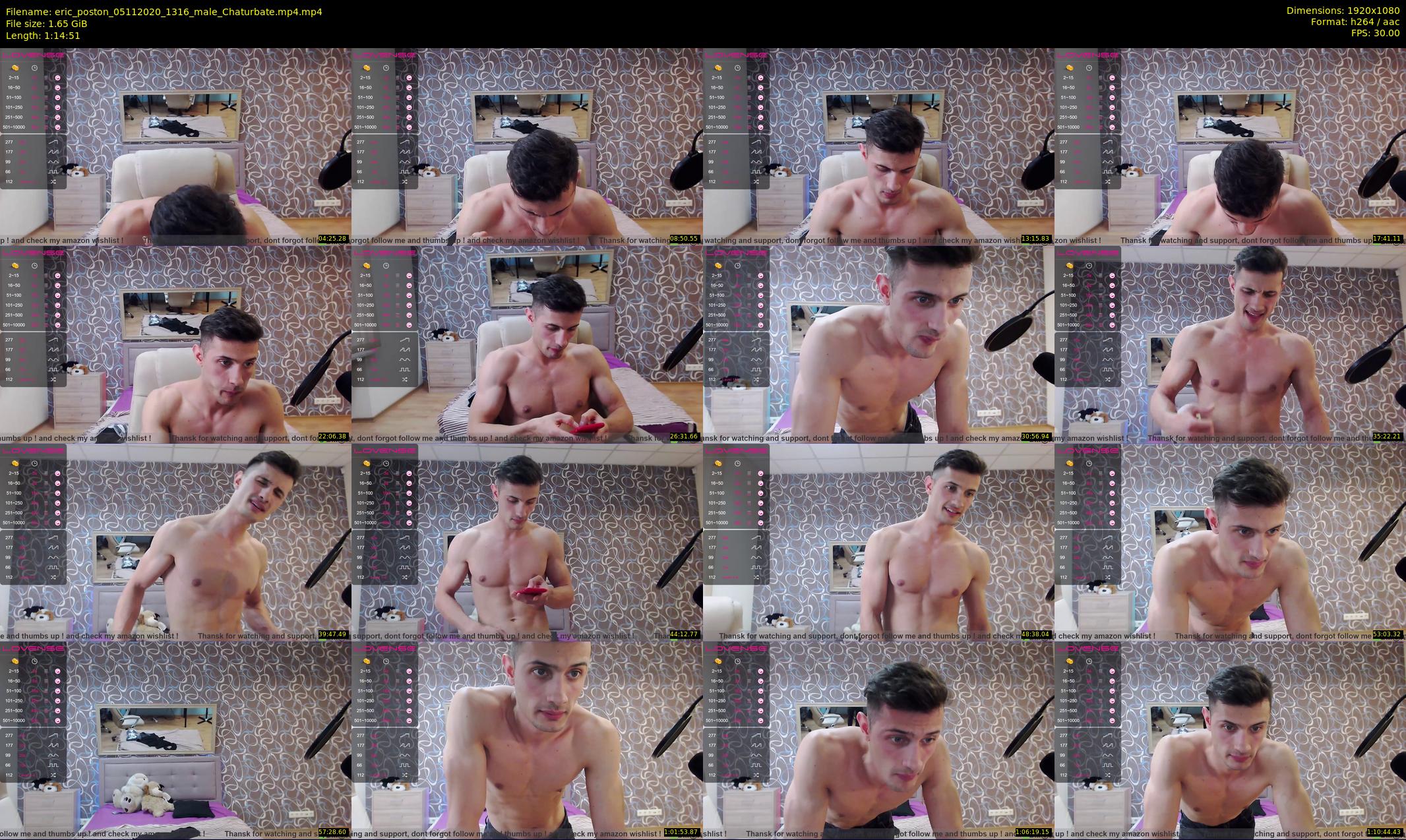 eric_poston — 75 minute Chaturbate male cam show recording, 1080p, Nov 5, 2020
