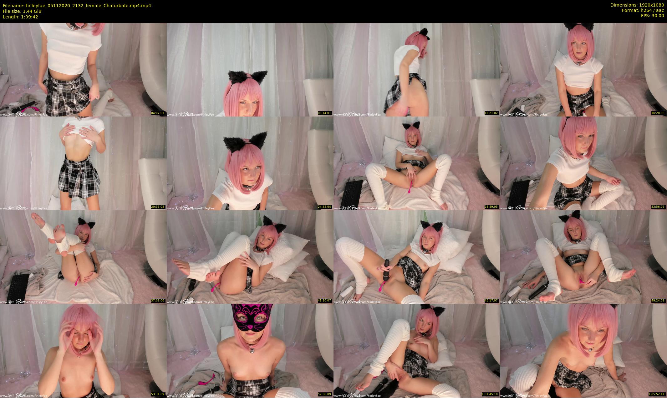 finleyfae — 70 minute Chaturbate female cam show recording, 1080p, Nov 5, 2020