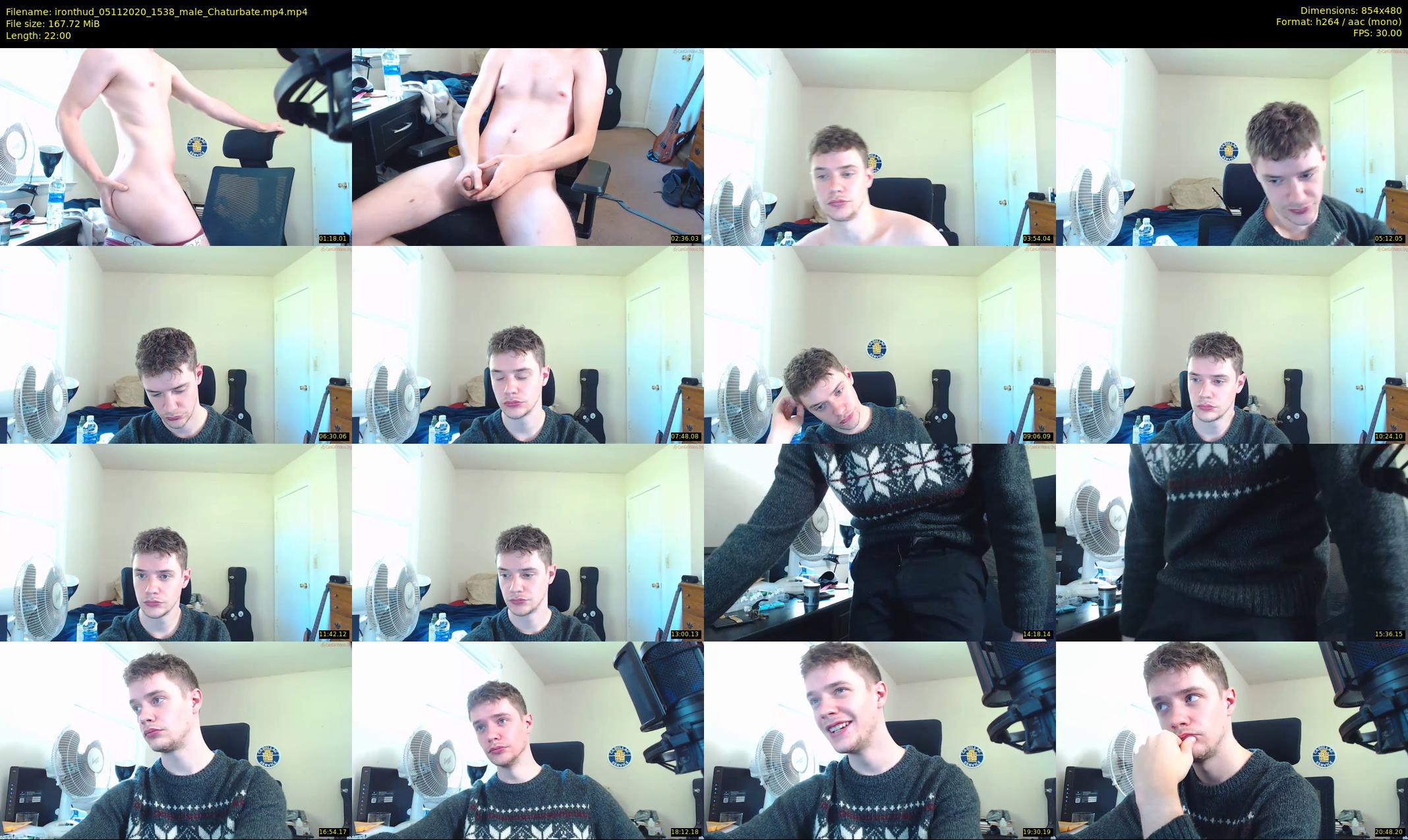 ironthud — 22 minute Chaturbate male cam show recording, 480p, Nov 5, 2020