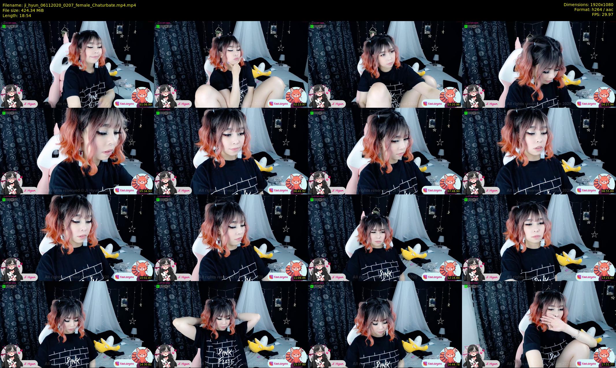 ji_hyun — 19 minute Chaturbate female cam show recording, 1080p, Nov 6, 2020