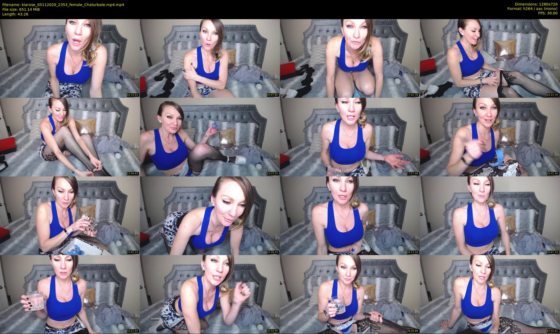 kiarose — 44 minute Chaturbate female cam show recording, 720p, Nov 5, 2020