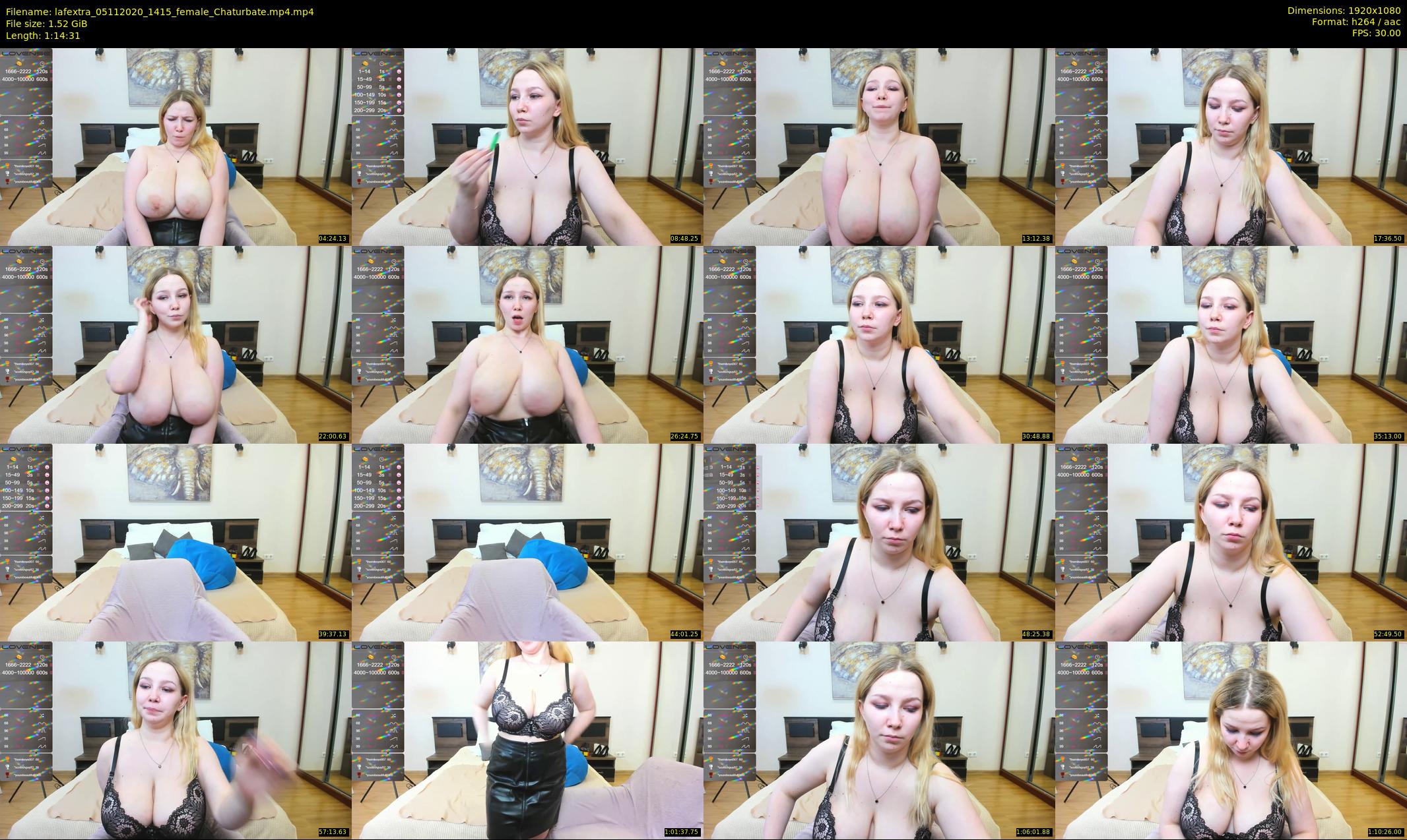 lafextra — 75 minute Chaturbate female cam show recording, 1080p, Nov 5, 2020