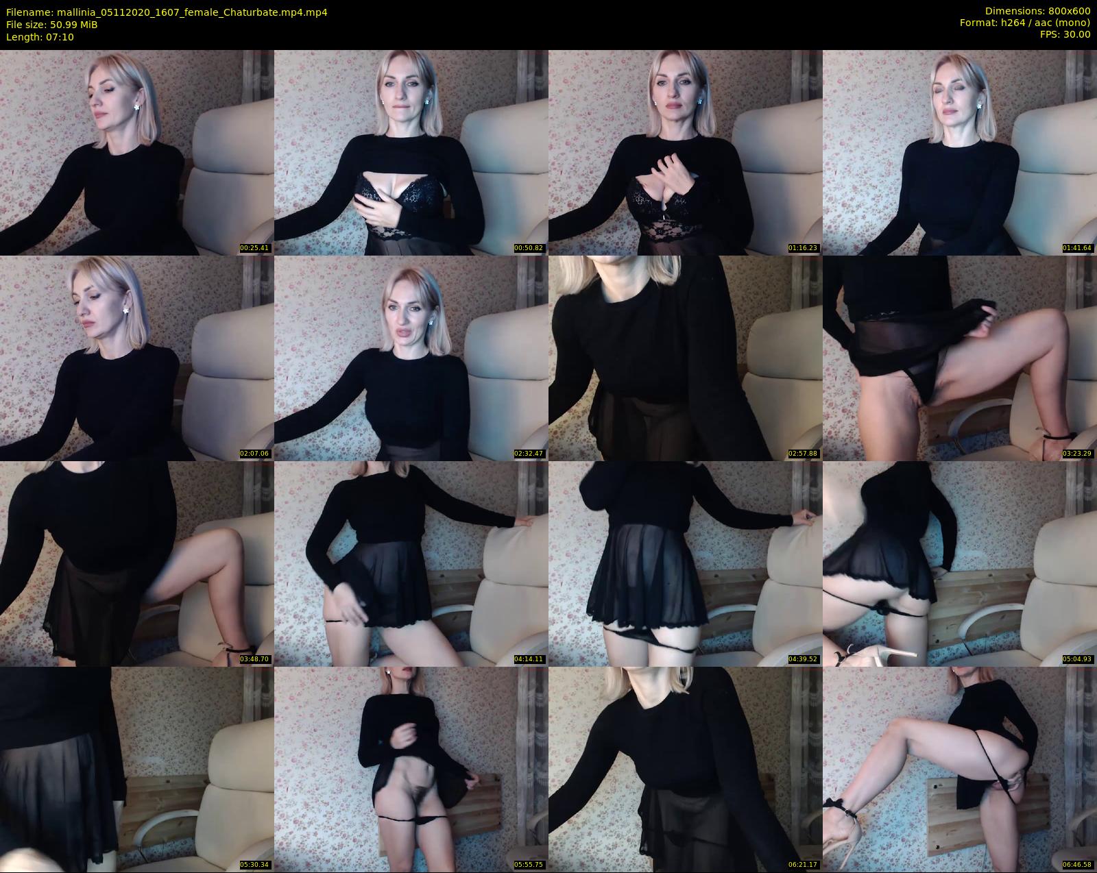mallinia — 8 minute Chaturbate female cam show recording, 480p, Nov 5, 2020