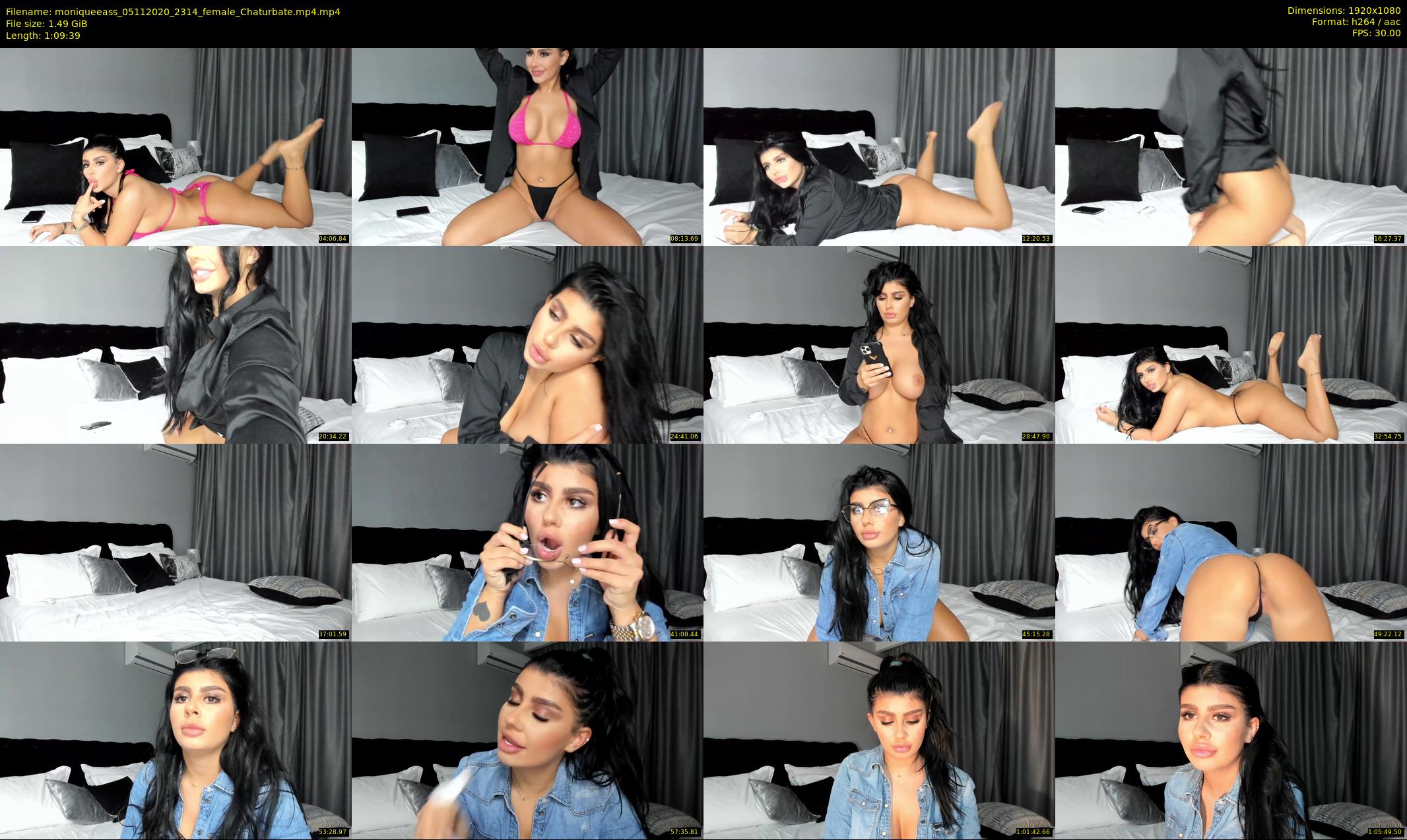 moniqueeass — 70 minute Chaturbate female cam show recording, 1080p, Nov 5, 2020