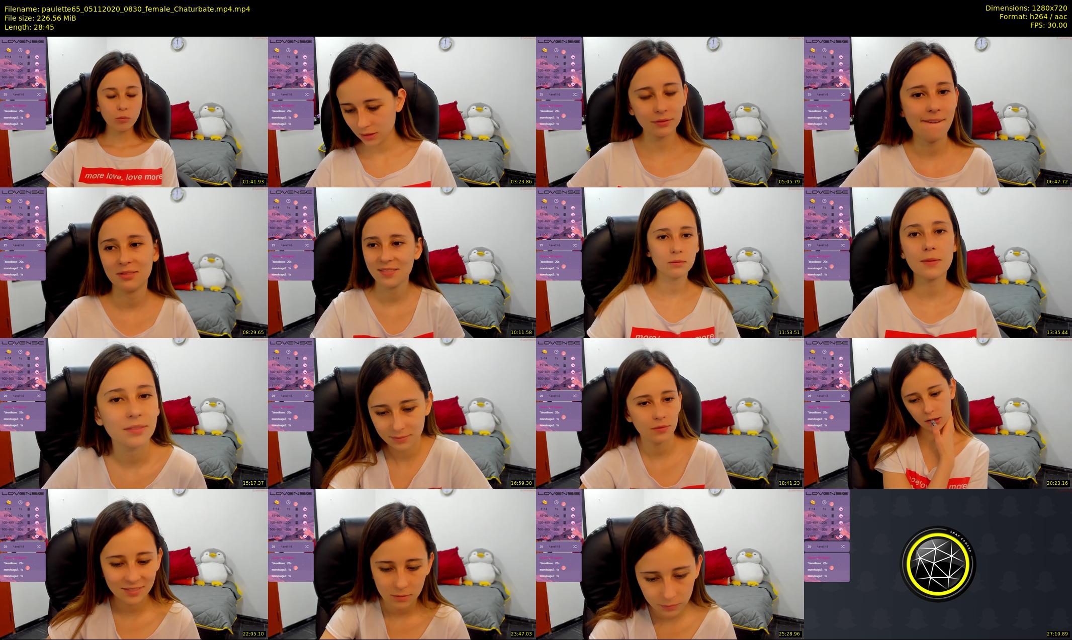 paulette65 — 29 minute Chaturbate female cam show recording, 720p, Nov 5, 2020