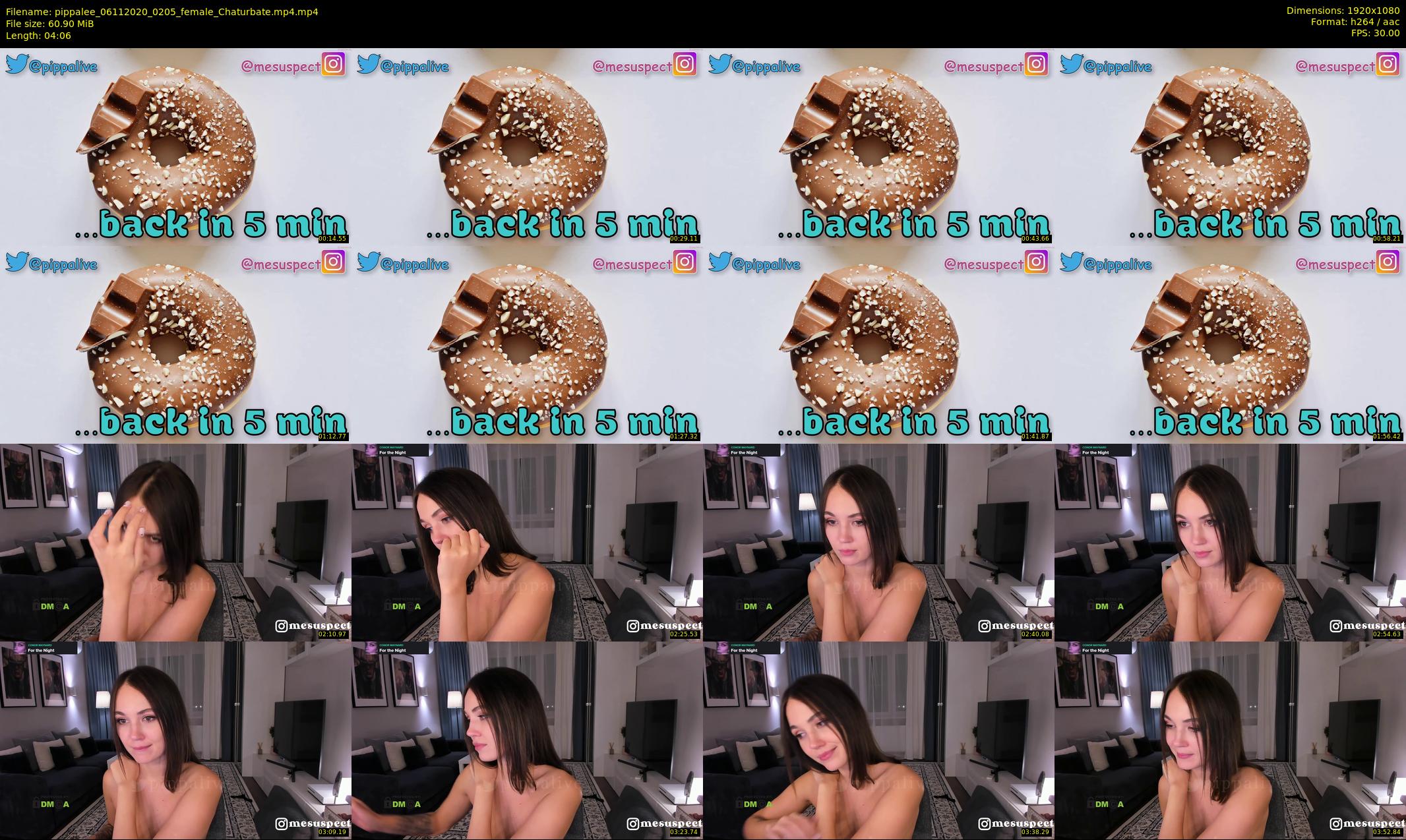 pippalee — 5 minute Chaturbate female cam show recording, 1080p, Nov 6, 2020
