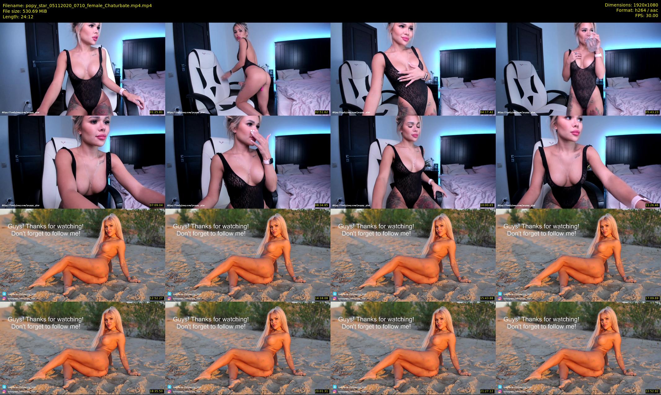popy_star — 25 minute Chaturbate couple cam show recording, 1080p, Nov 5, 2020