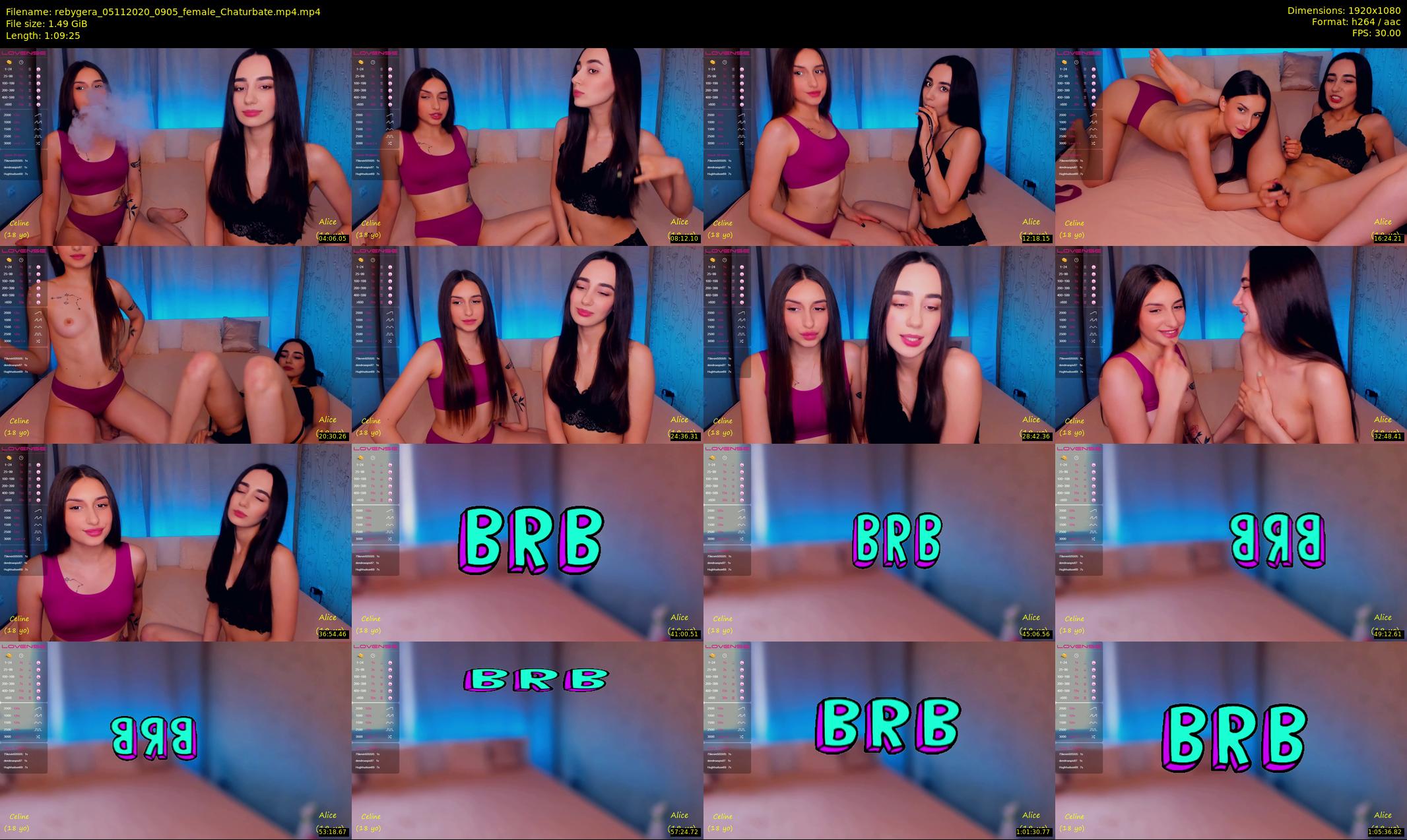 rebygera — 70 minute Chaturbate couple cam show recording, 1080p, Nov 5, 2020