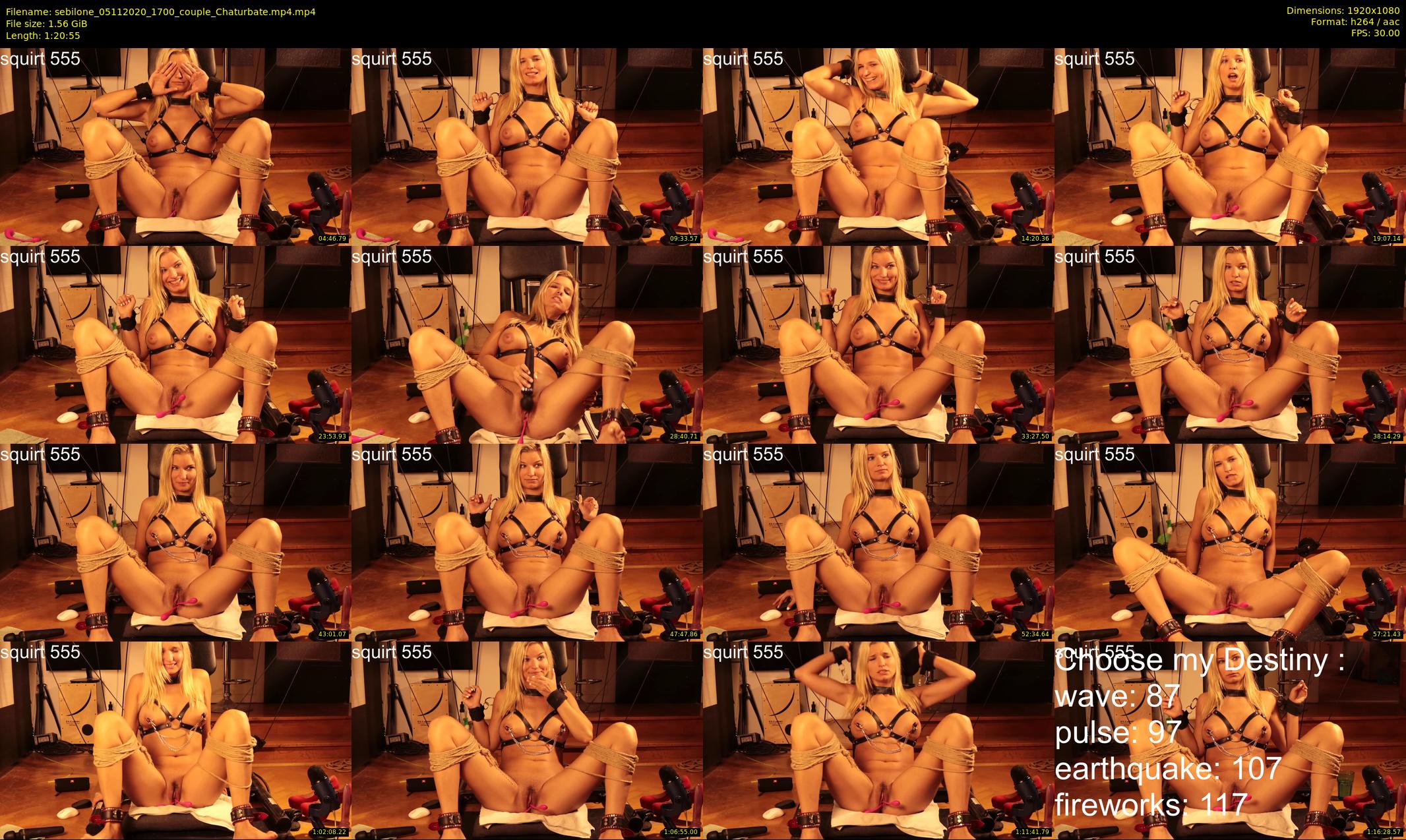 sebilone — 81 minute Chaturbate couple cam show recording, 1080p, Nov 5, 2020