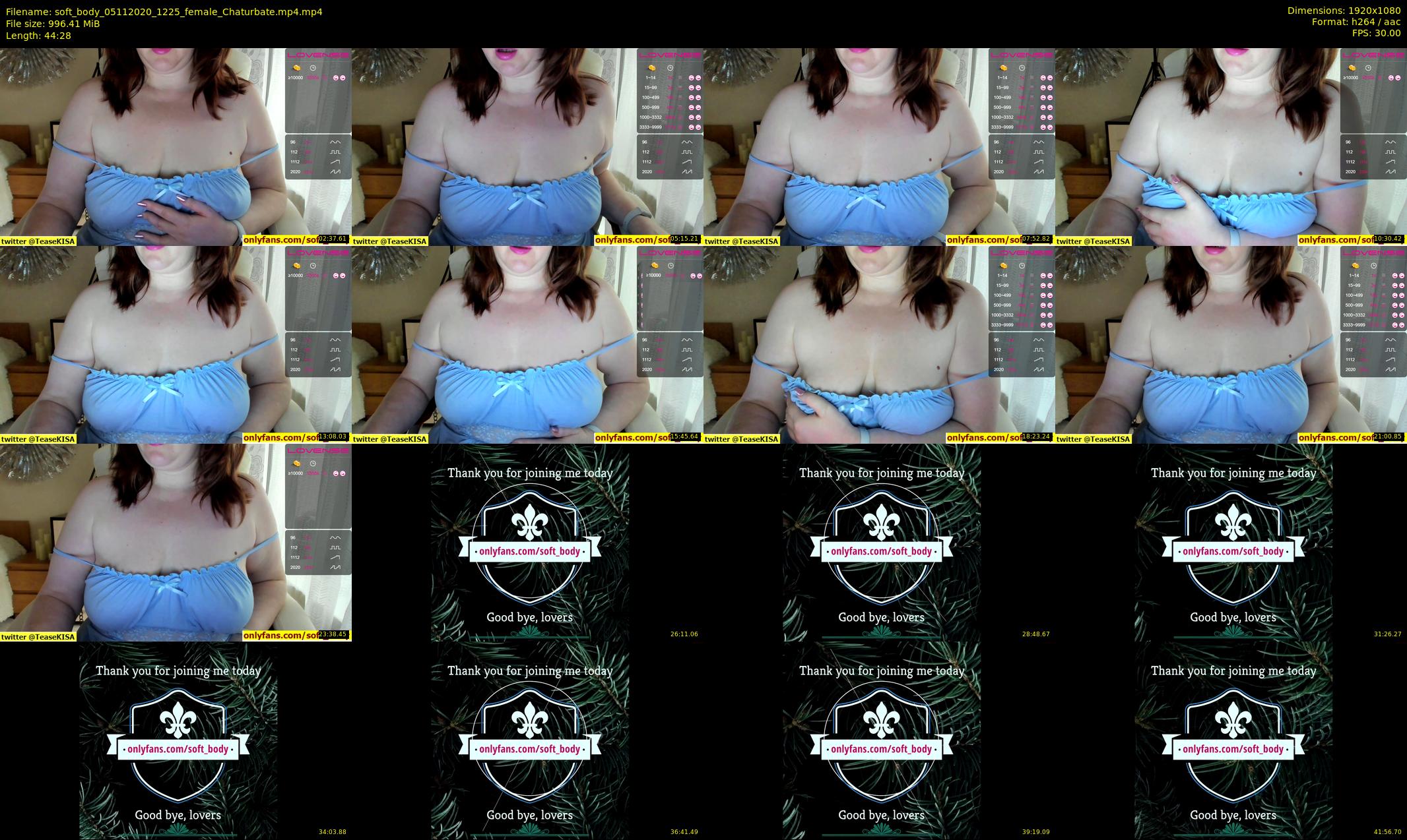 soft_body — 45 minute Chaturbate female cam show recording, 1080p, Nov 5, 2020