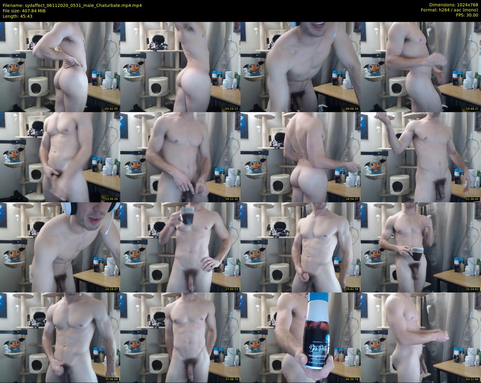 sydaffect — 46 minute Chaturbate male cam show recording, 720p, Nov 6, 2020