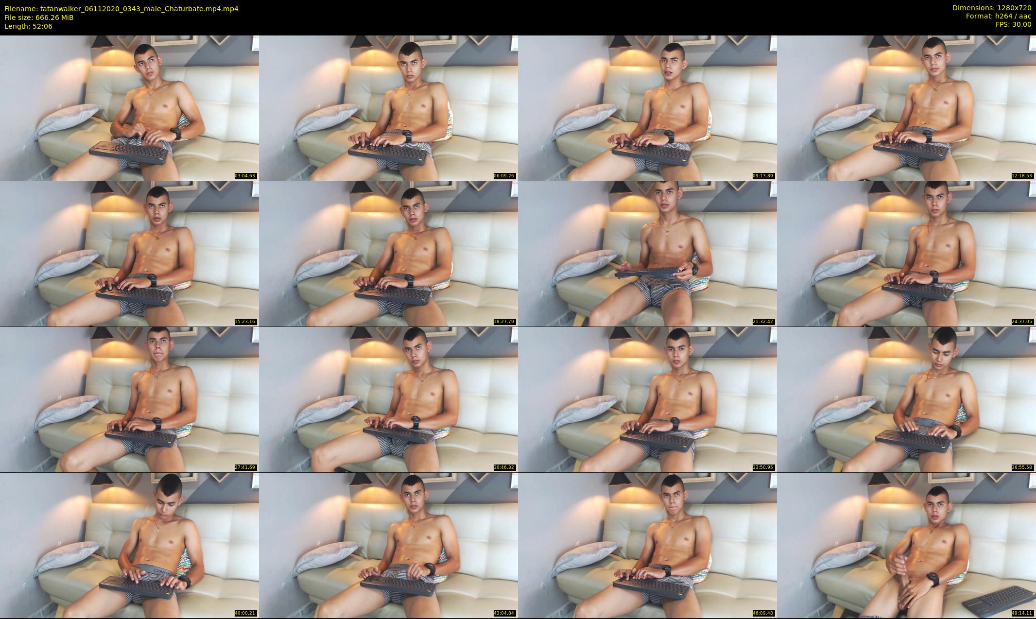 tatanwalker — 53 minute Chaturbate male cam show recording, 720p, Nov 6, 2020