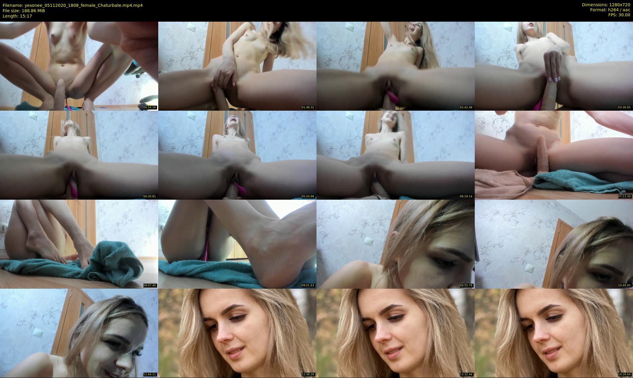 yesonee — 16 minute Chaturbate female cam show recording, 720p, Nov 5, 2020