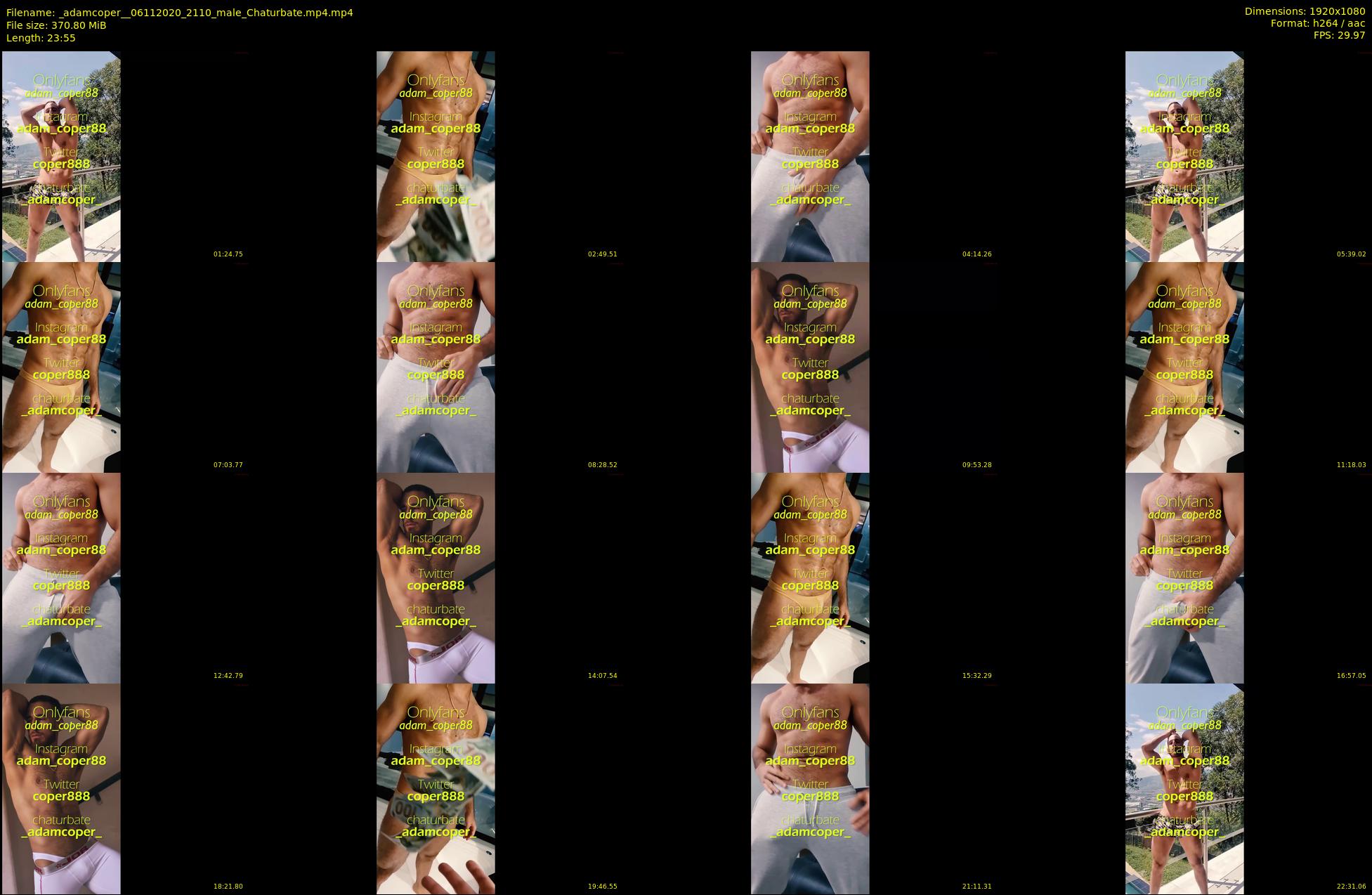_adamcoper_ — 24 minute Chaturbate male cam show recording, 1080p, Nov 6, 2020