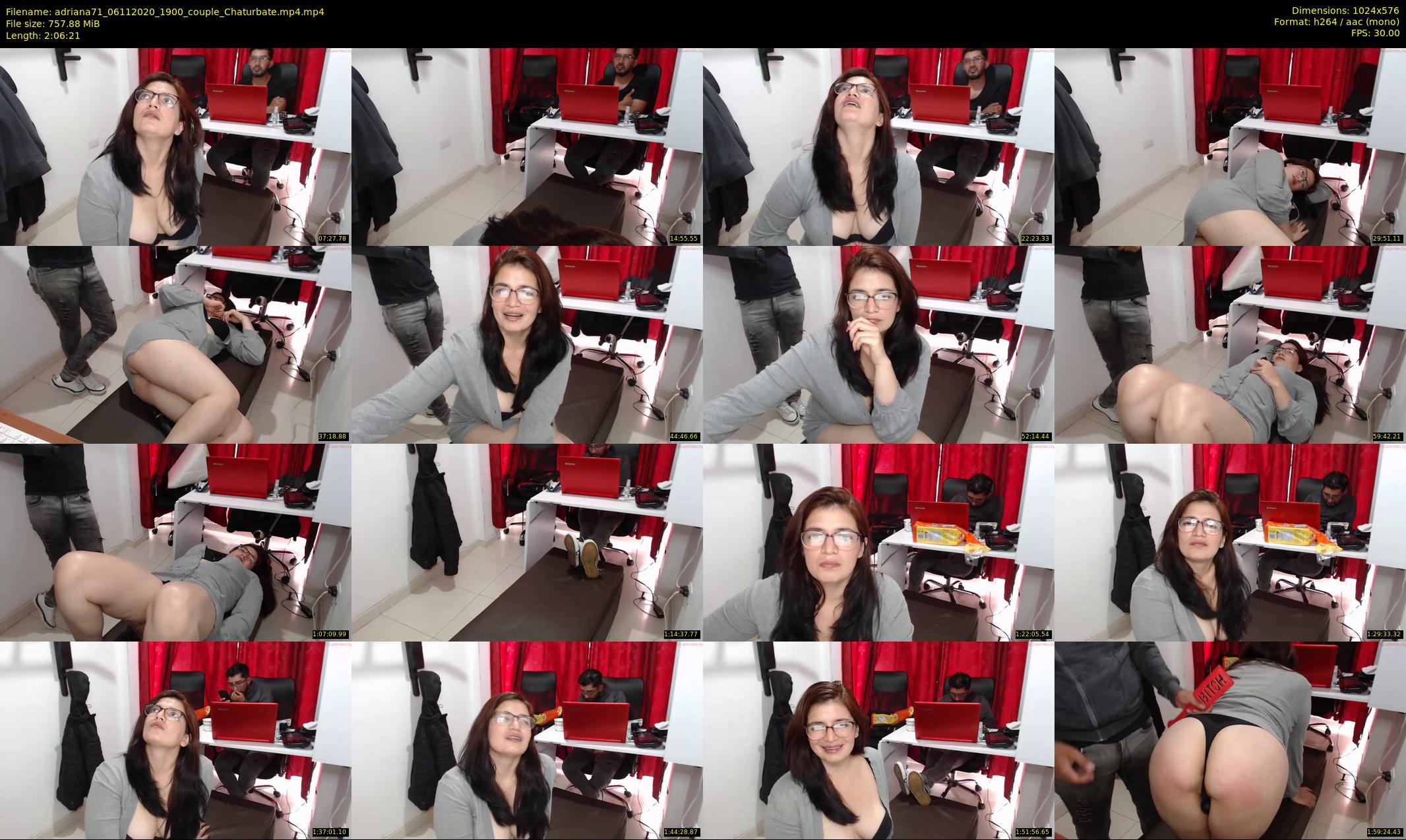 adriana71 — 127 minute Chaturbate couple cam show recording, 480p, Nov 6, 2020
