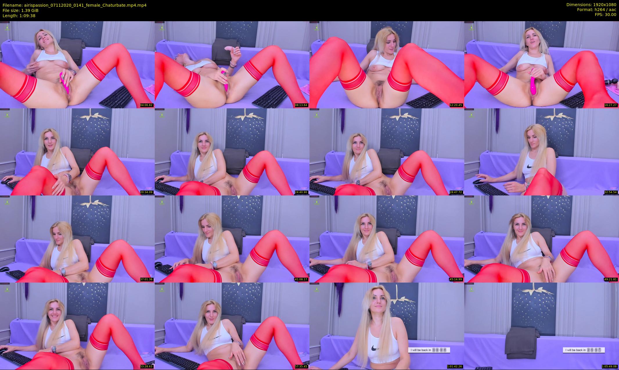 airispassion — 70 minute Chaturbate female cam show recording, 1080p, Nov 7, 2020