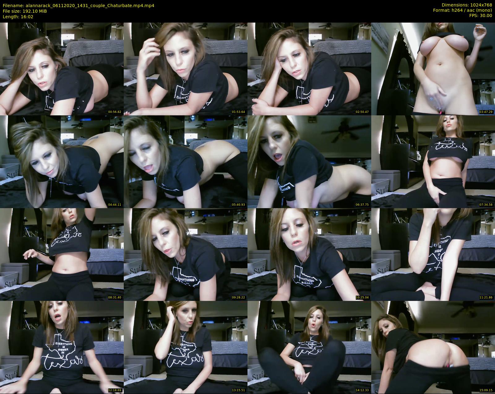 alannarack — 17 minute Chaturbate female cam show recording, 720p, Nov 6, 2020