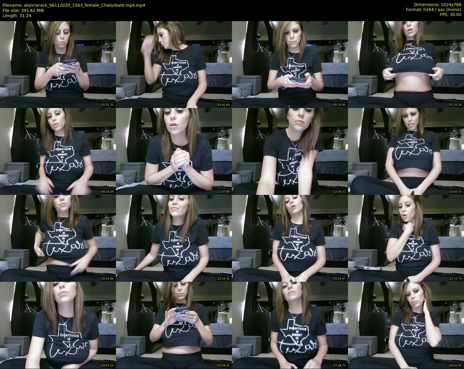 alannarack — 32 minute Chaturbate female cam show recording, 720p, Nov 6, 2020