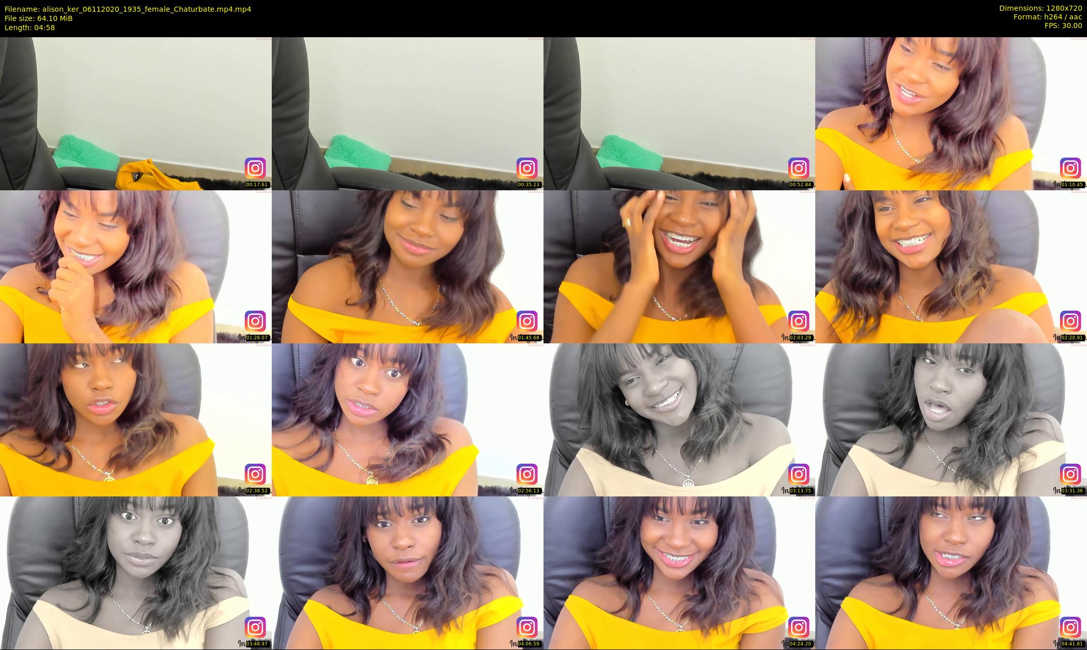 alison_ker — 5 minute Chaturbate female cam show recording, 720p, Nov 6, 2020
