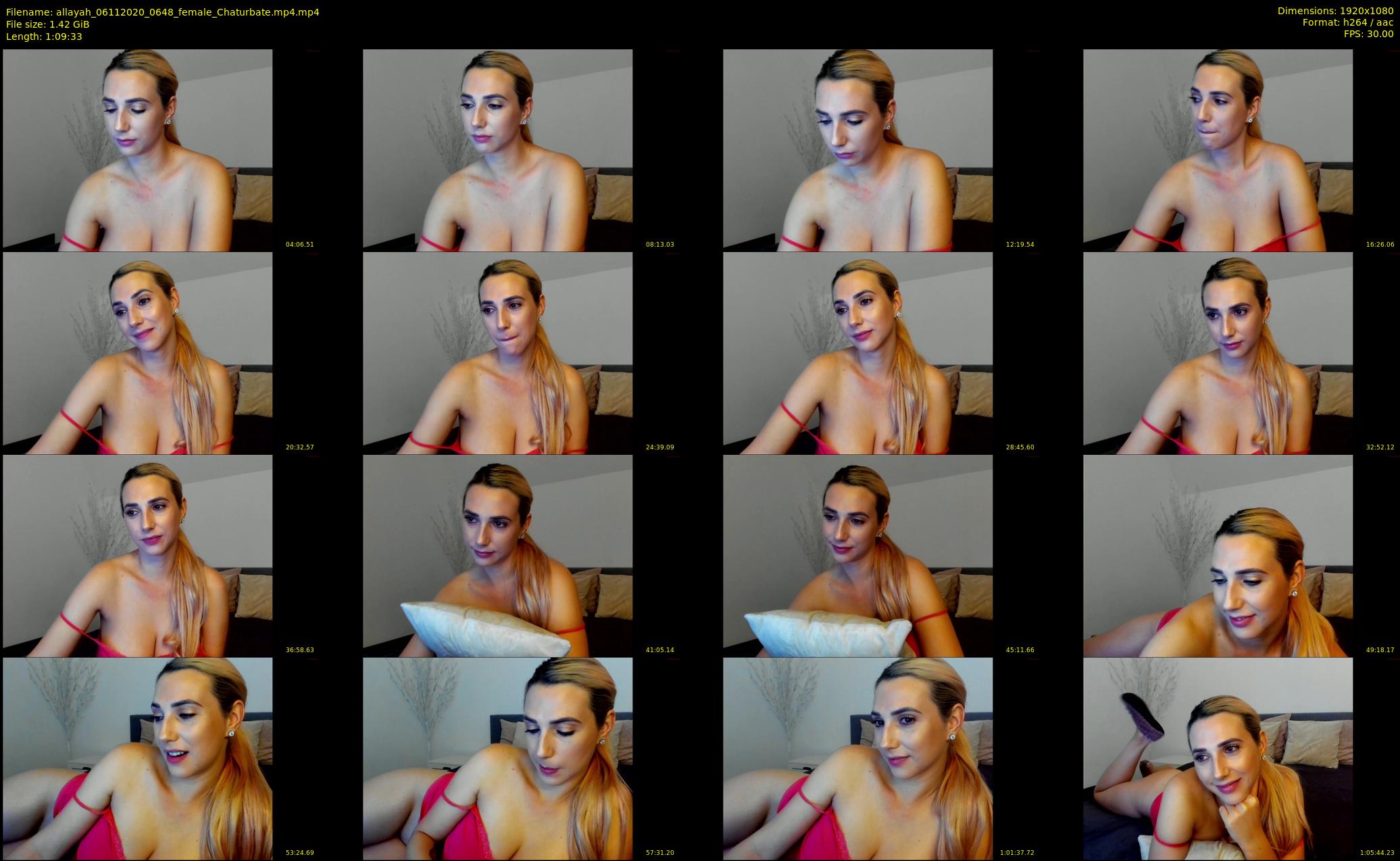 allayah — 70 minute Chaturbate female cam show recording, 1080p, Nov 6, 2020