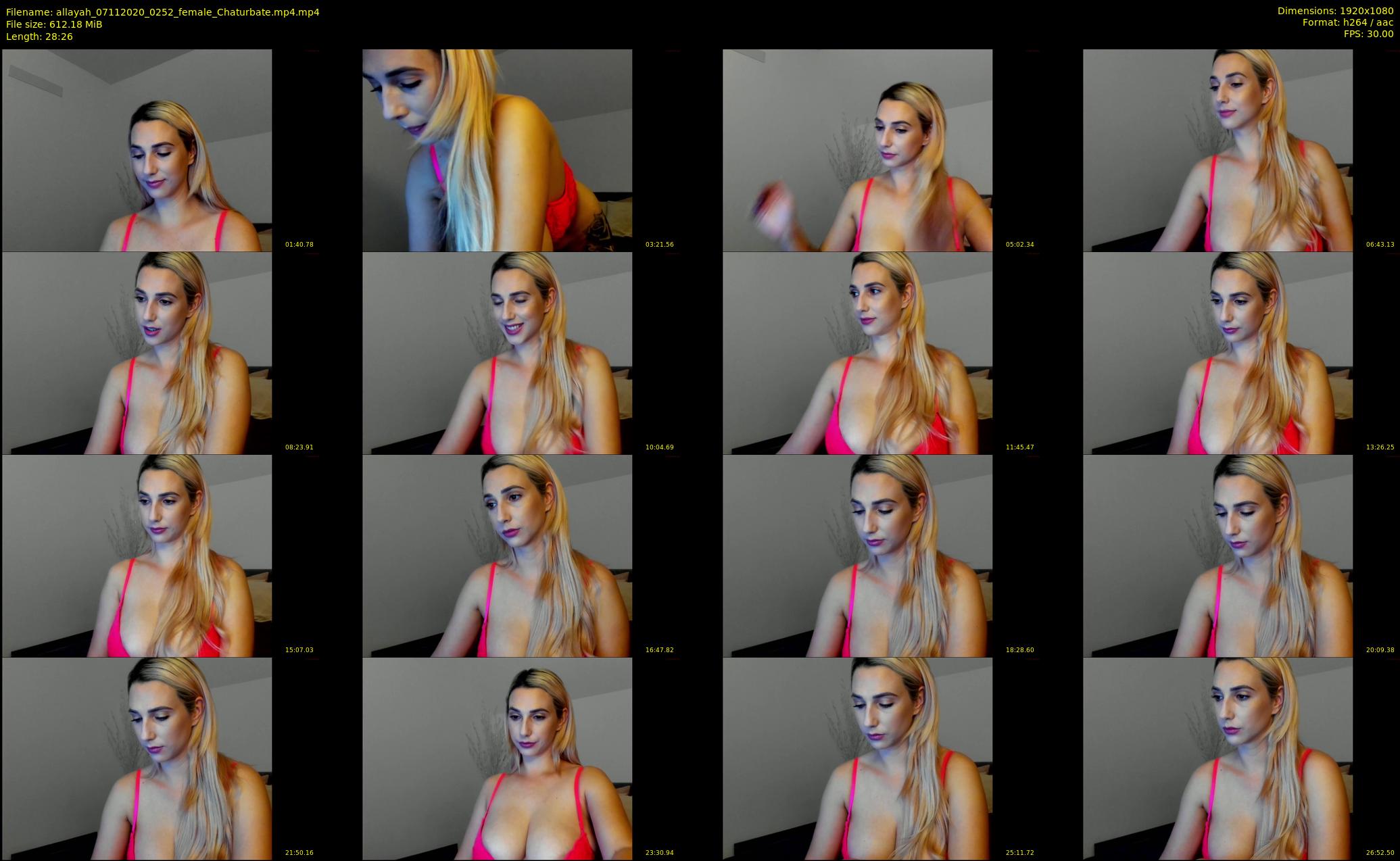allayah — 29 minute Chaturbate female cam show recording, 1080p, Nov 7, 2020