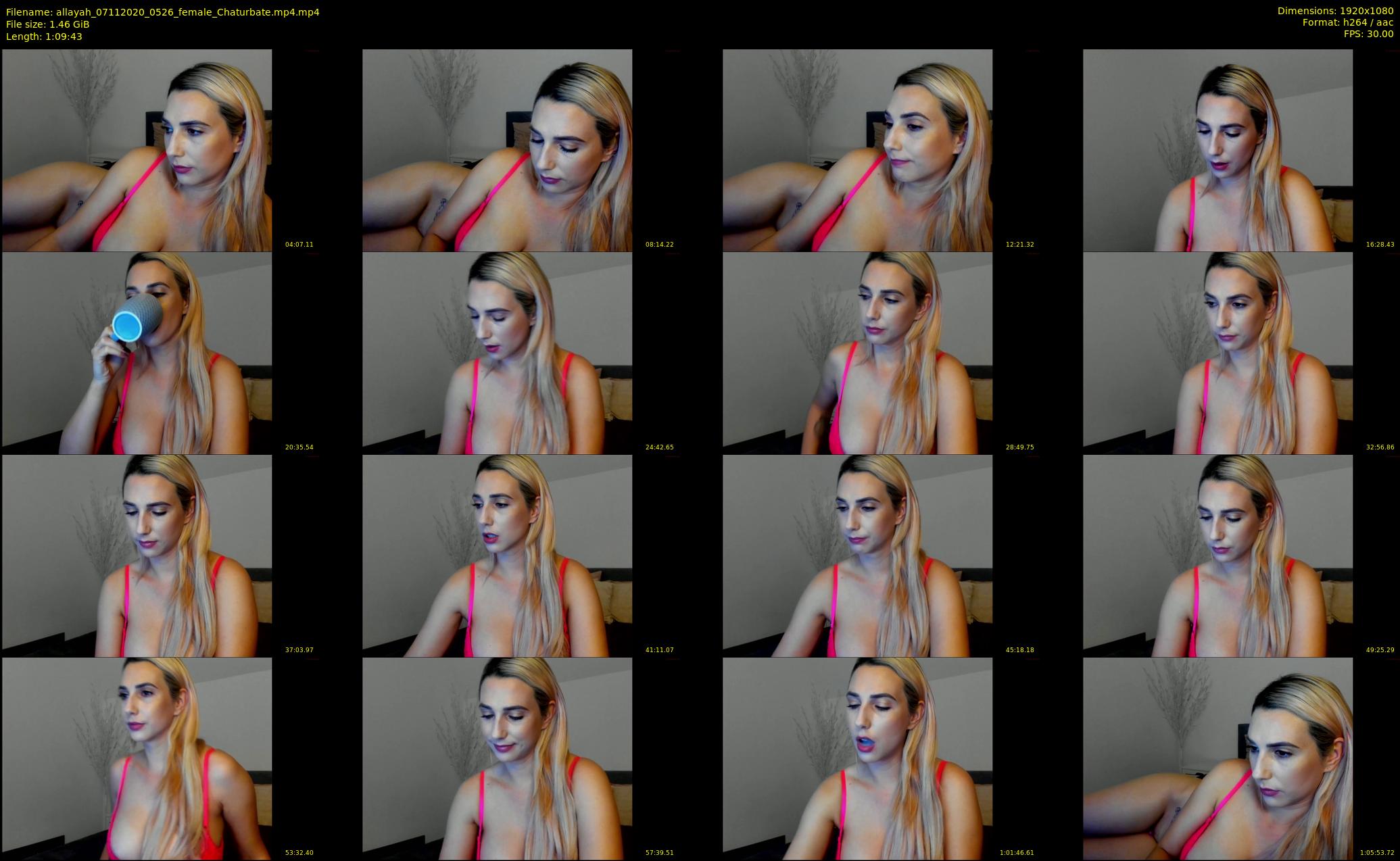 allayah — 70 minute Chaturbate female cam show recording, 1080p, Nov 7, 2020