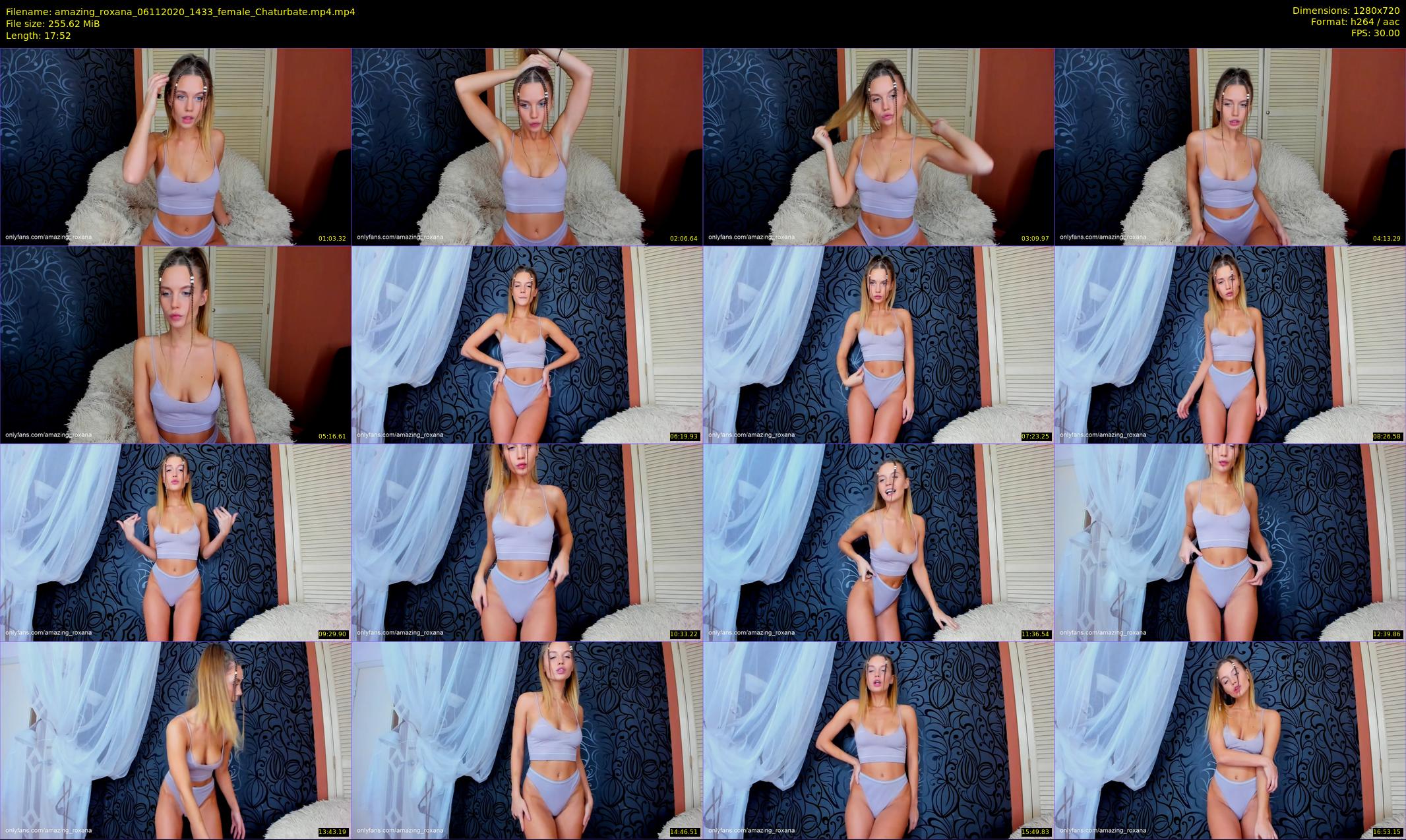 amazing_roxana — 18 minute Chaturbate female cam show recording, 720p, Nov 6, 2020