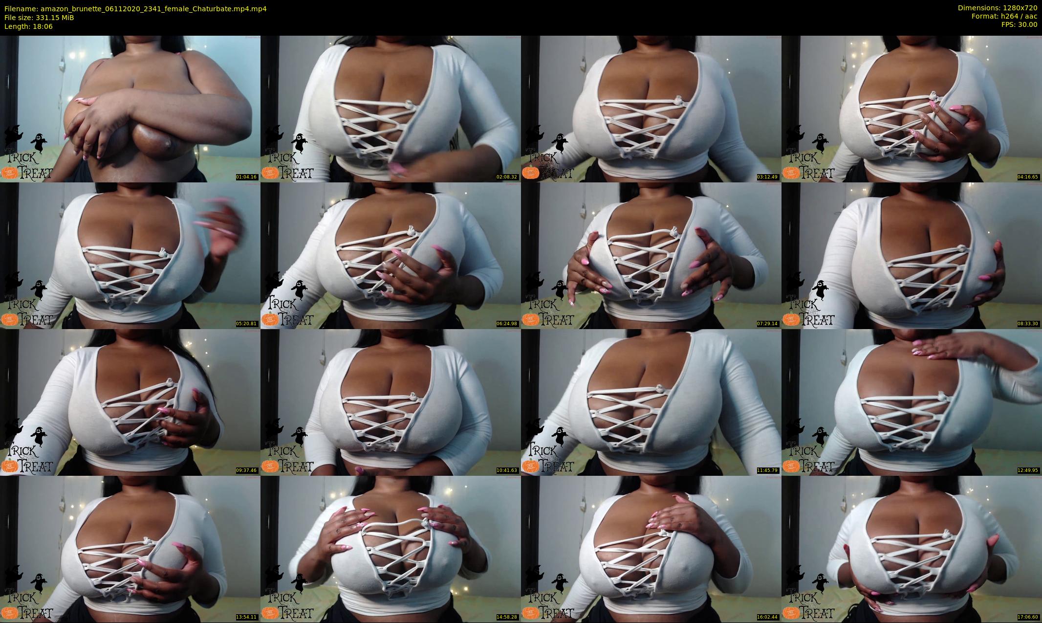 amazon_brunette — 19 minute Chaturbate female cam show recording, 720p, Nov 6, 2020