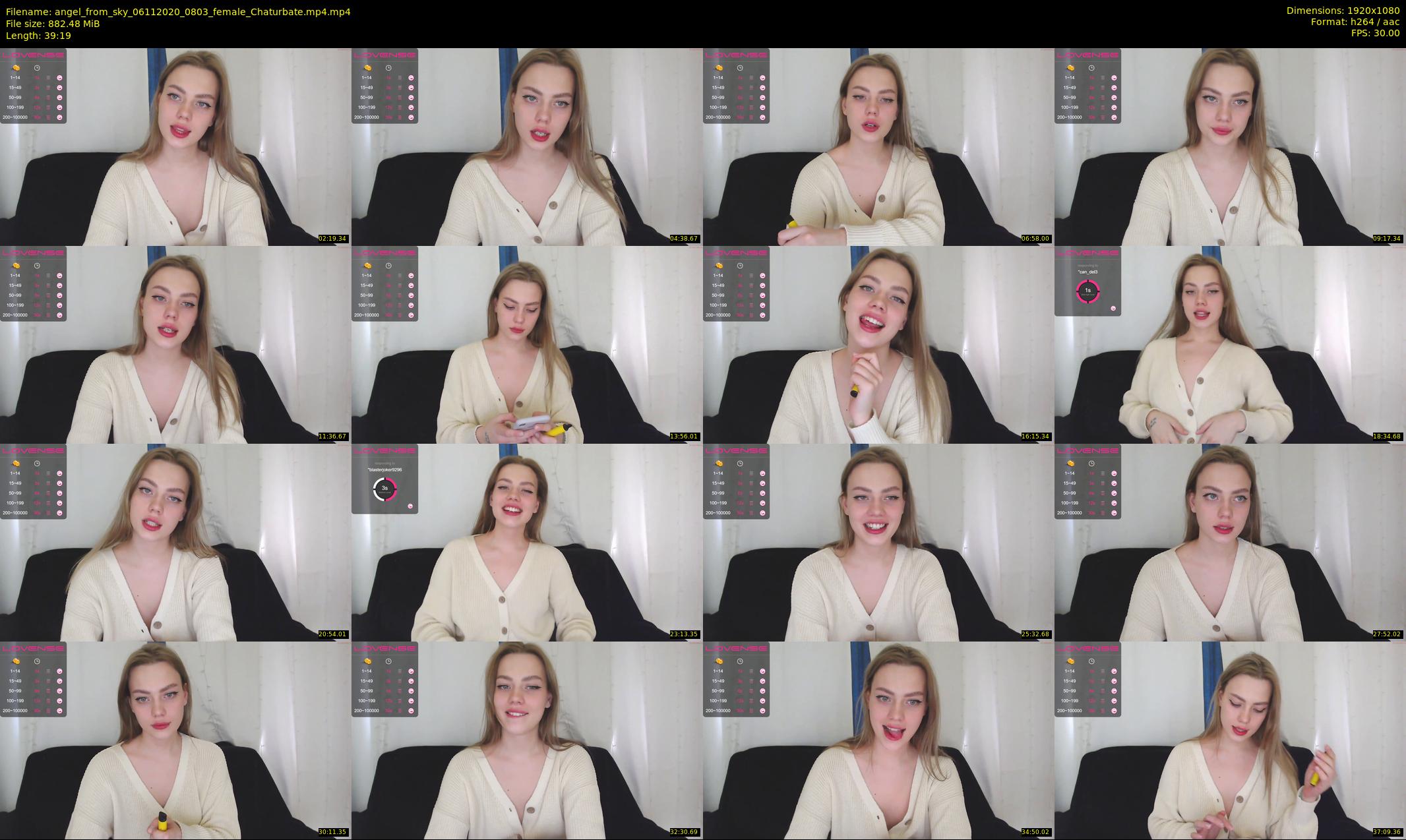 angel_from_sky — 40 minute Chaturbate female cam show recording, 1080p, Nov 6, 2020