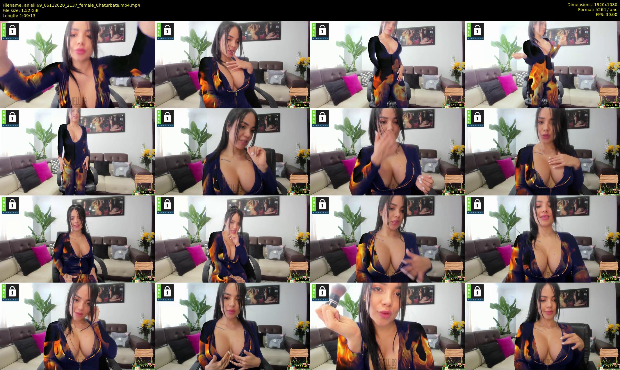 anielli69 — 70 minute Chaturbate female cam show recording, 1080p, Nov 6, 2020