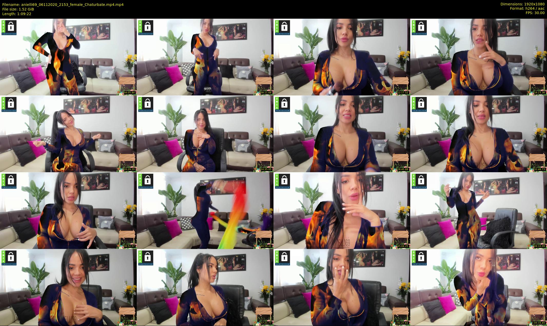 anielli69 — 70 minute Chaturbate female cam show recording, 1080p, Nov 6, 2020