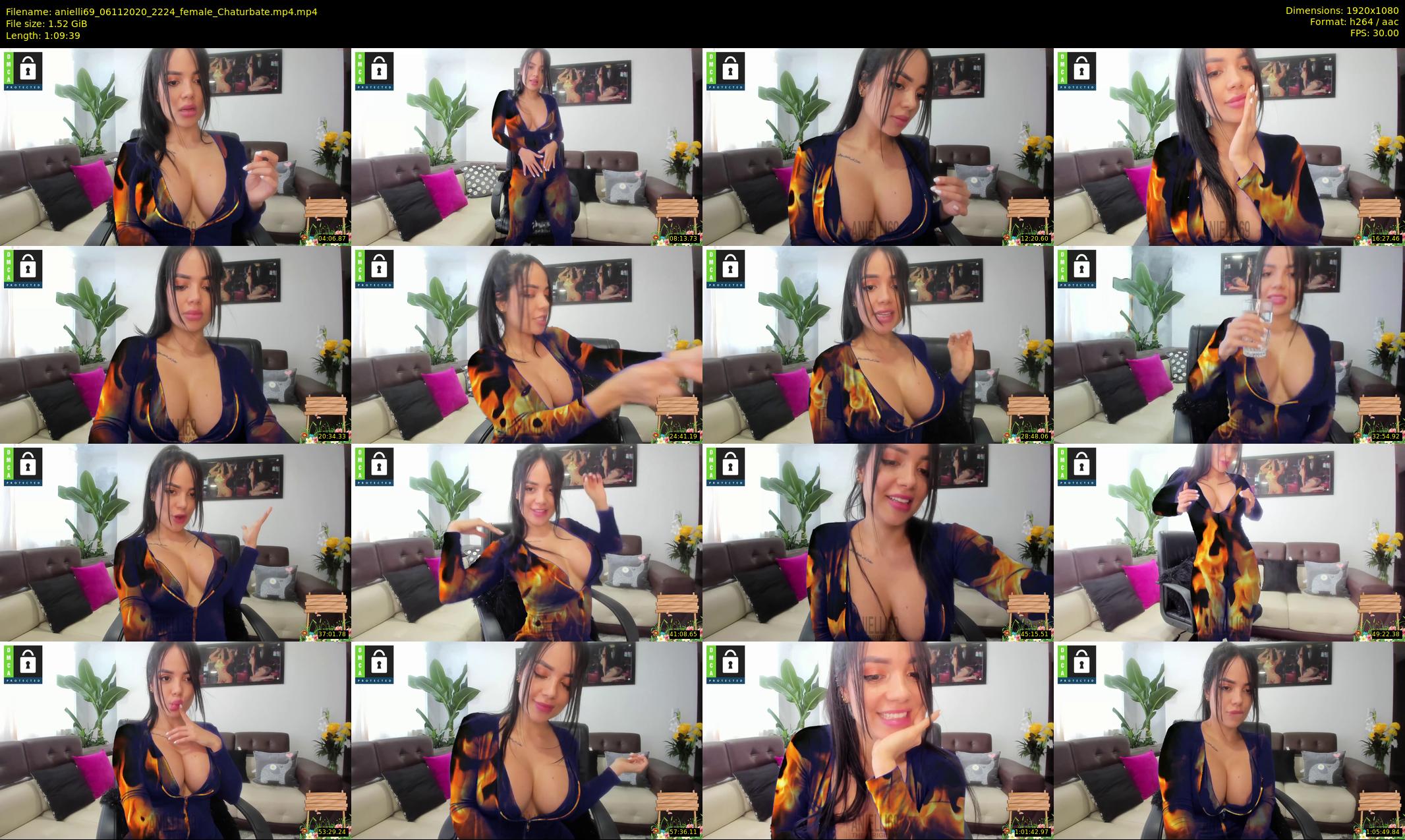 anielli69 — 70 minute Chaturbate female cam show recording, 1080p, Nov 6, 2020