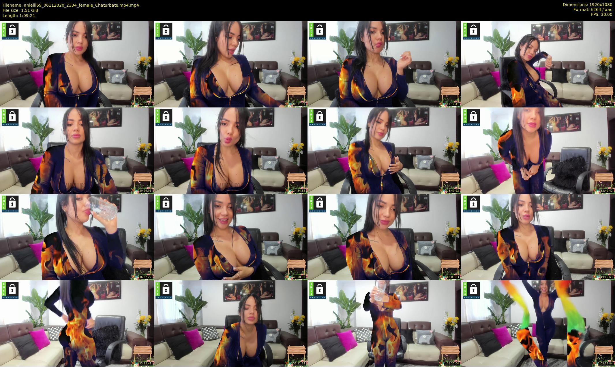 anielli69 — 70 minute Chaturbate female cam show recording, 1080p, Nov 6, 2020